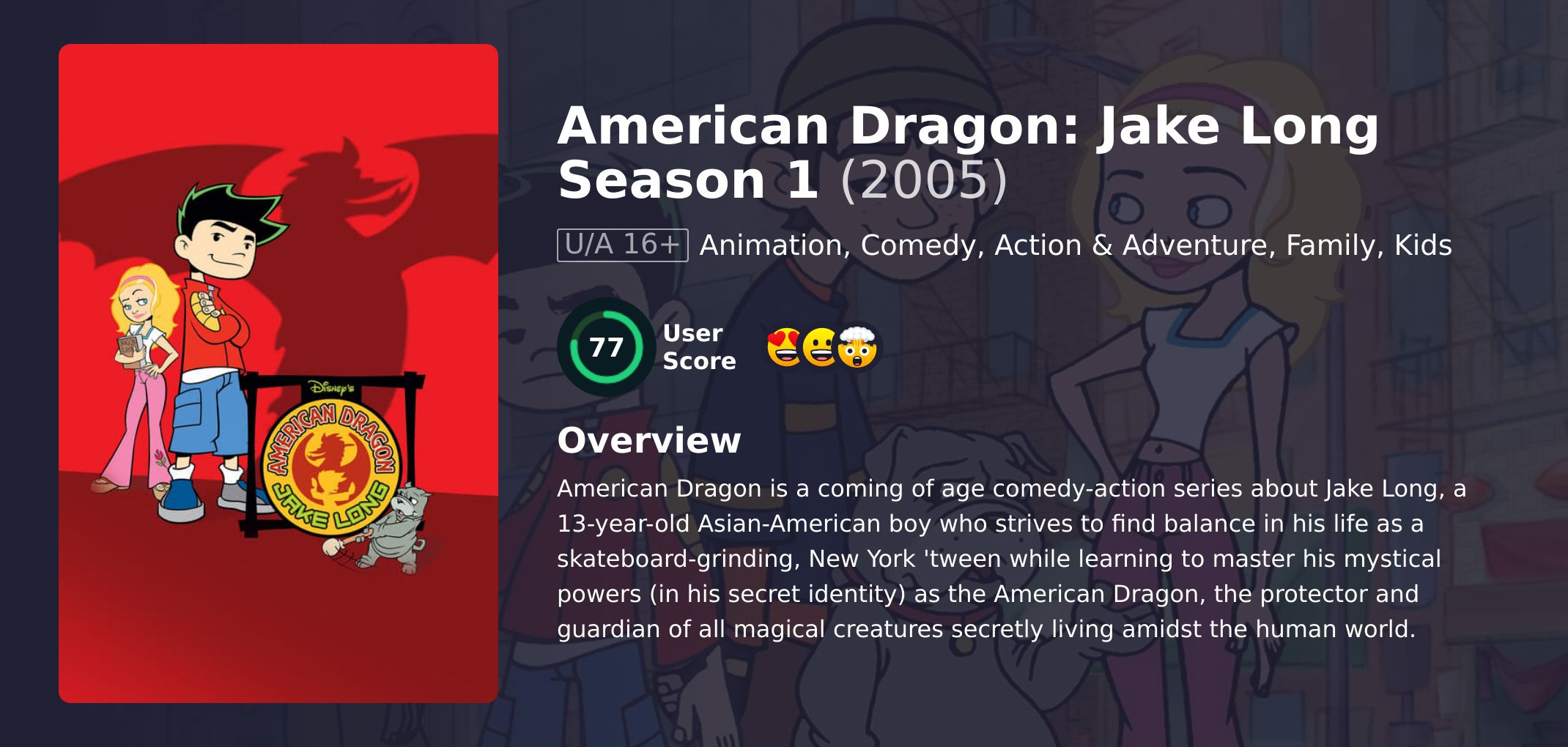 American Dragon: Jake Long Season 1 Hindi Dubbed