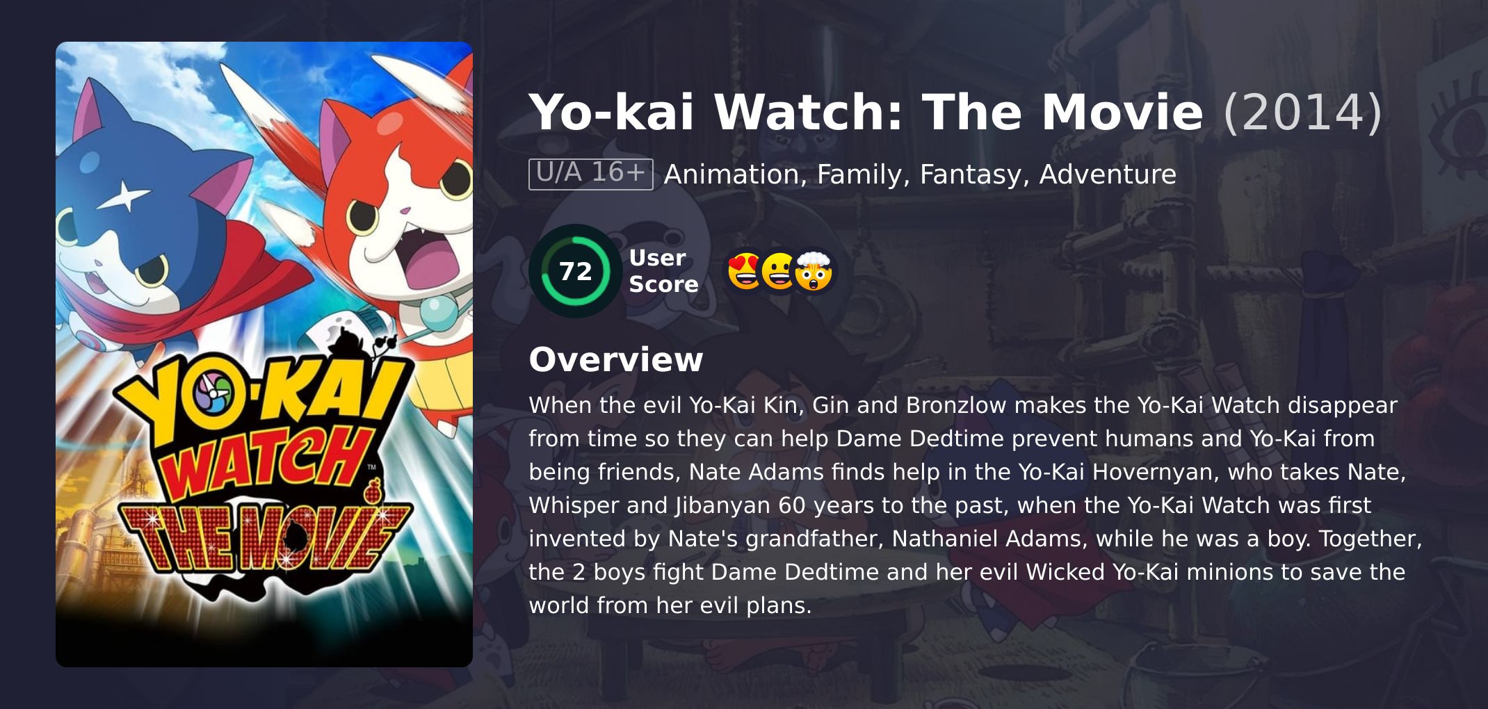 Yo-kai Watch: The Movie Movie Hindi Dubbed