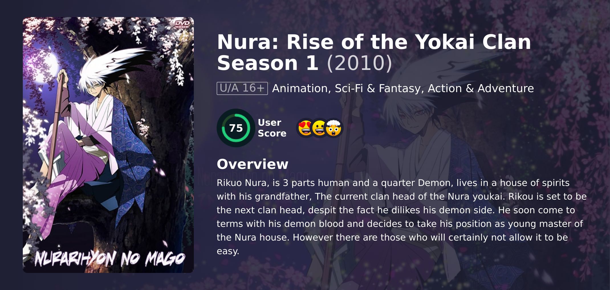 Nura: Rise of the Yokai Clan Season 1 Japanese Dubbed