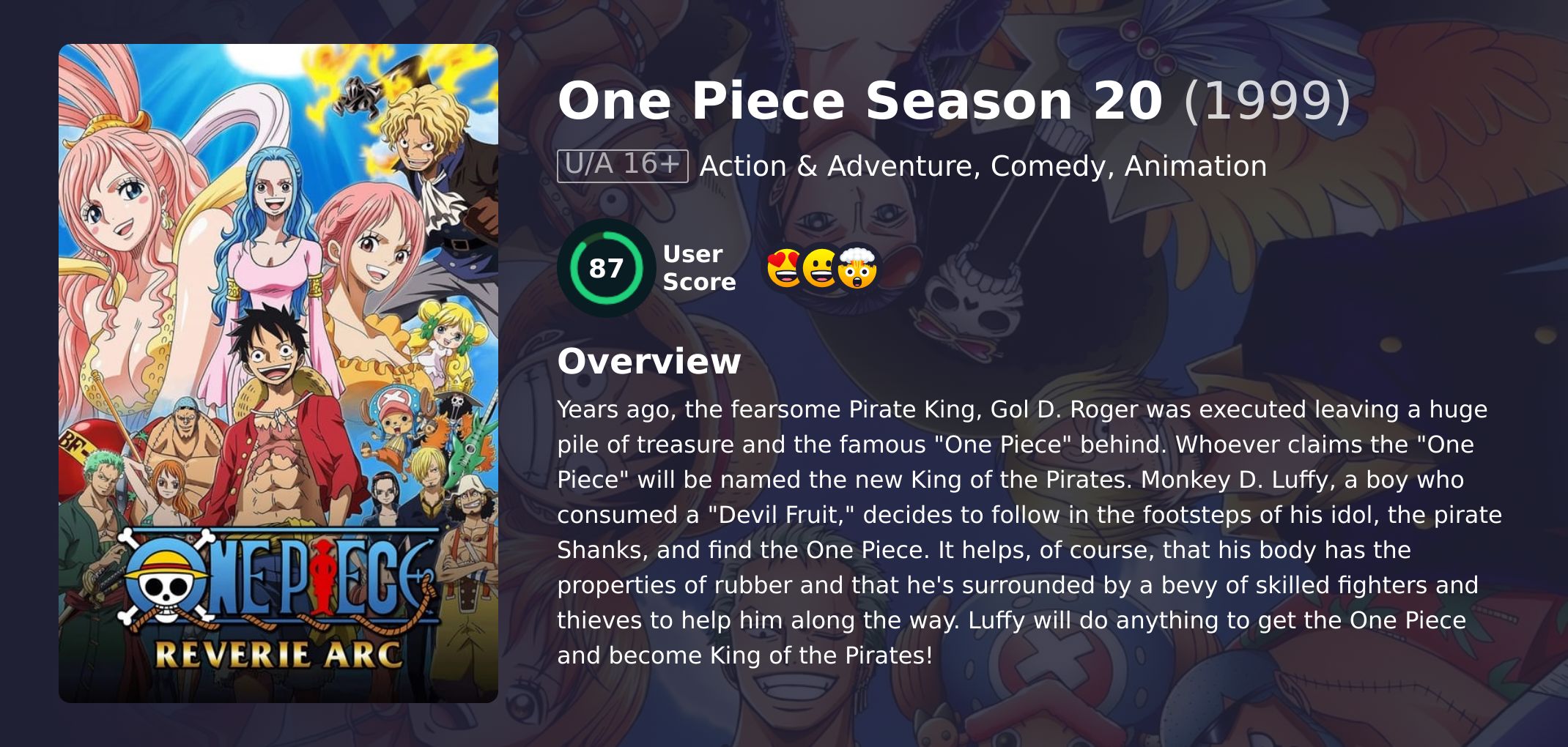 One Piece Season 20 Hindi Dubbed