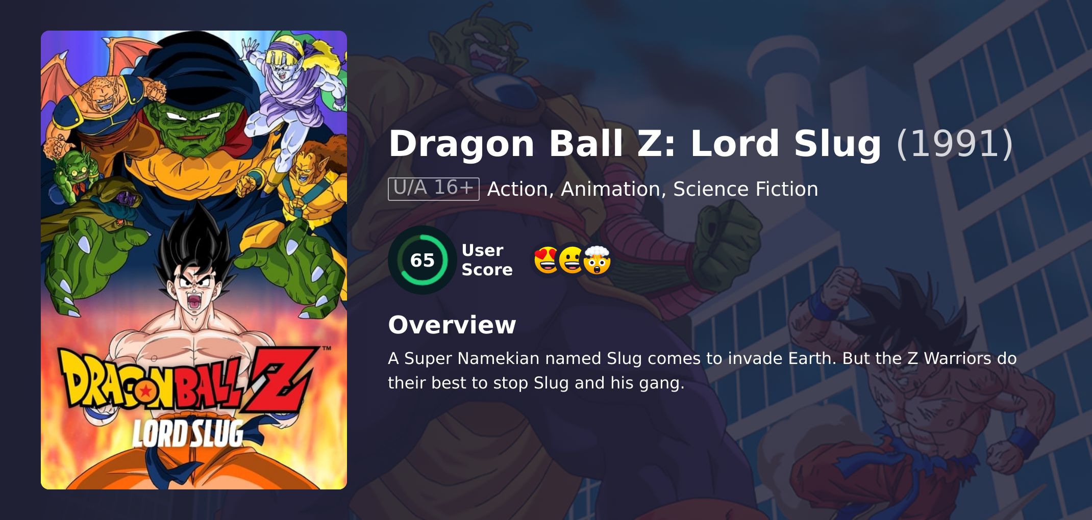 Dragon Ball Z: Lord Slug Movie Hindi Dubbed