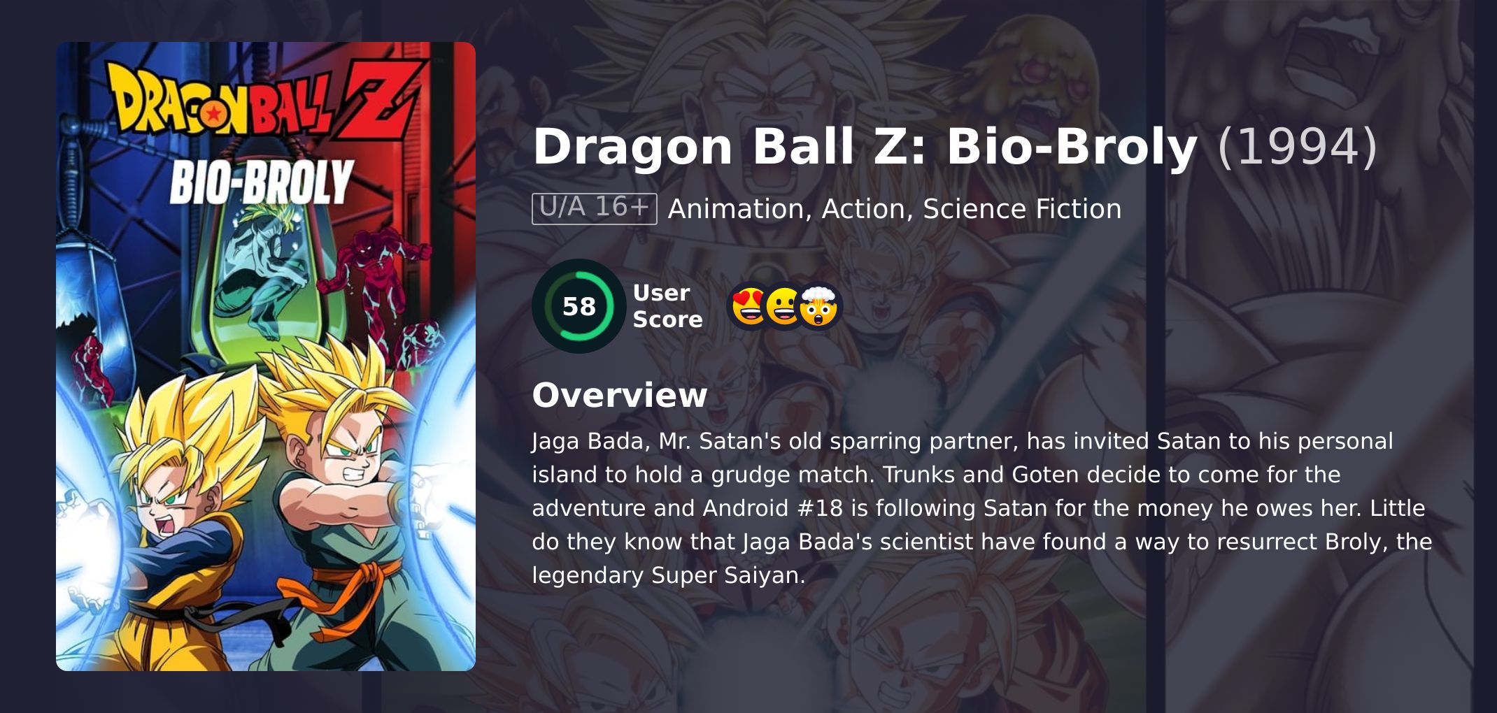 Dragon Ball Z: Bio-Broly Movie Hindi Dubbed