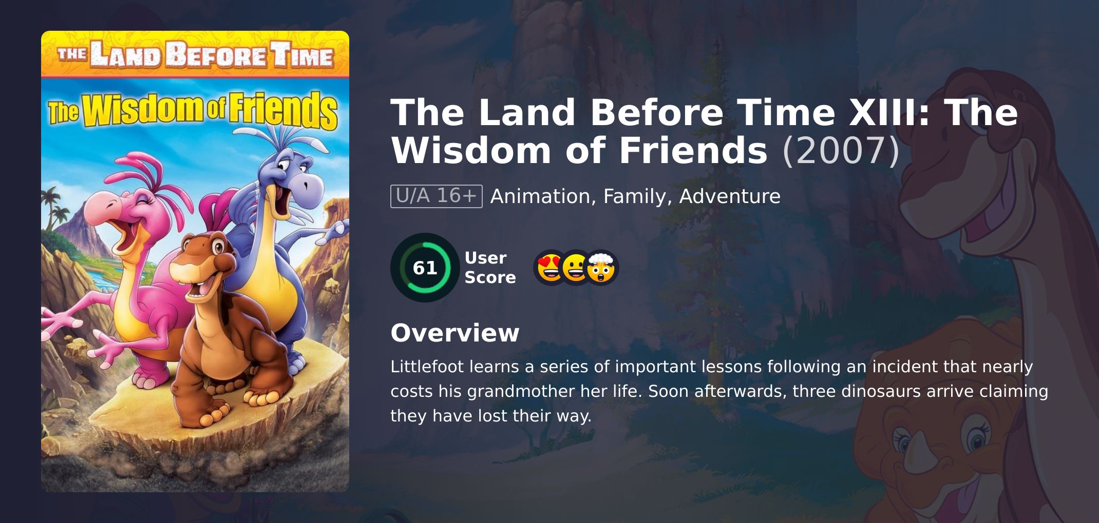 The Land Before Time XIII: The Wisdom of Friends Movie Hindi Dubbed