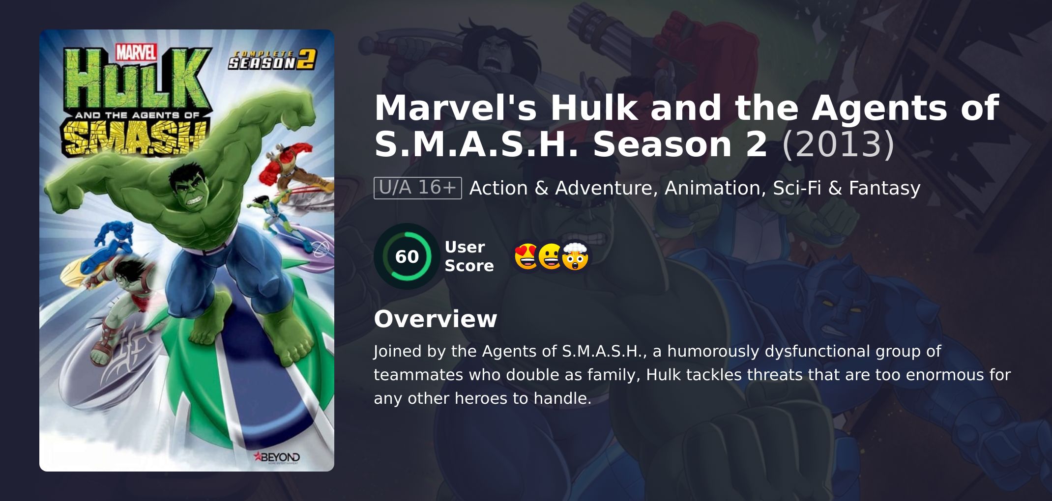 Marvel's Hulk and the Agents of S.M.A.S.H. Season 2 Hindi Dubbed