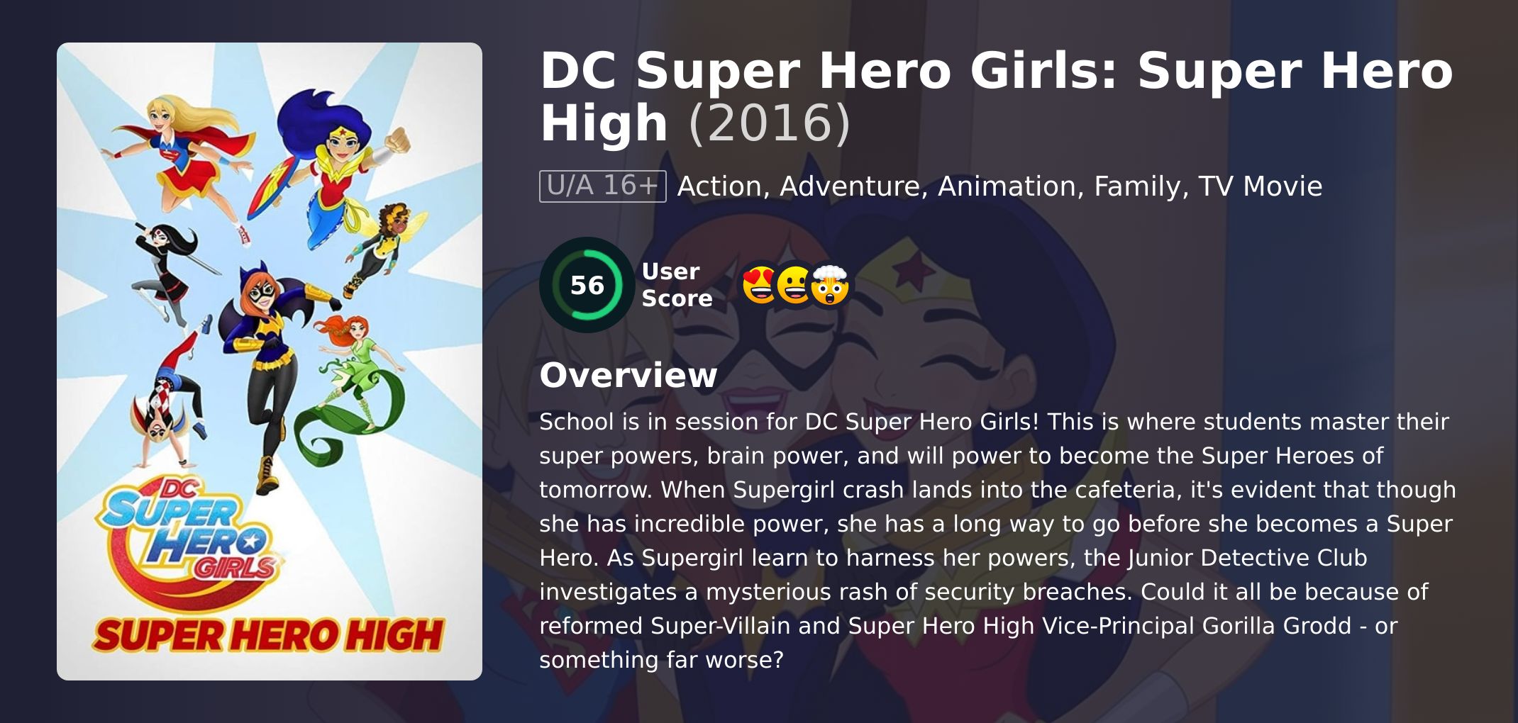 DC Super Hero Girls: Super Hero High Movie Hindi Dubbed