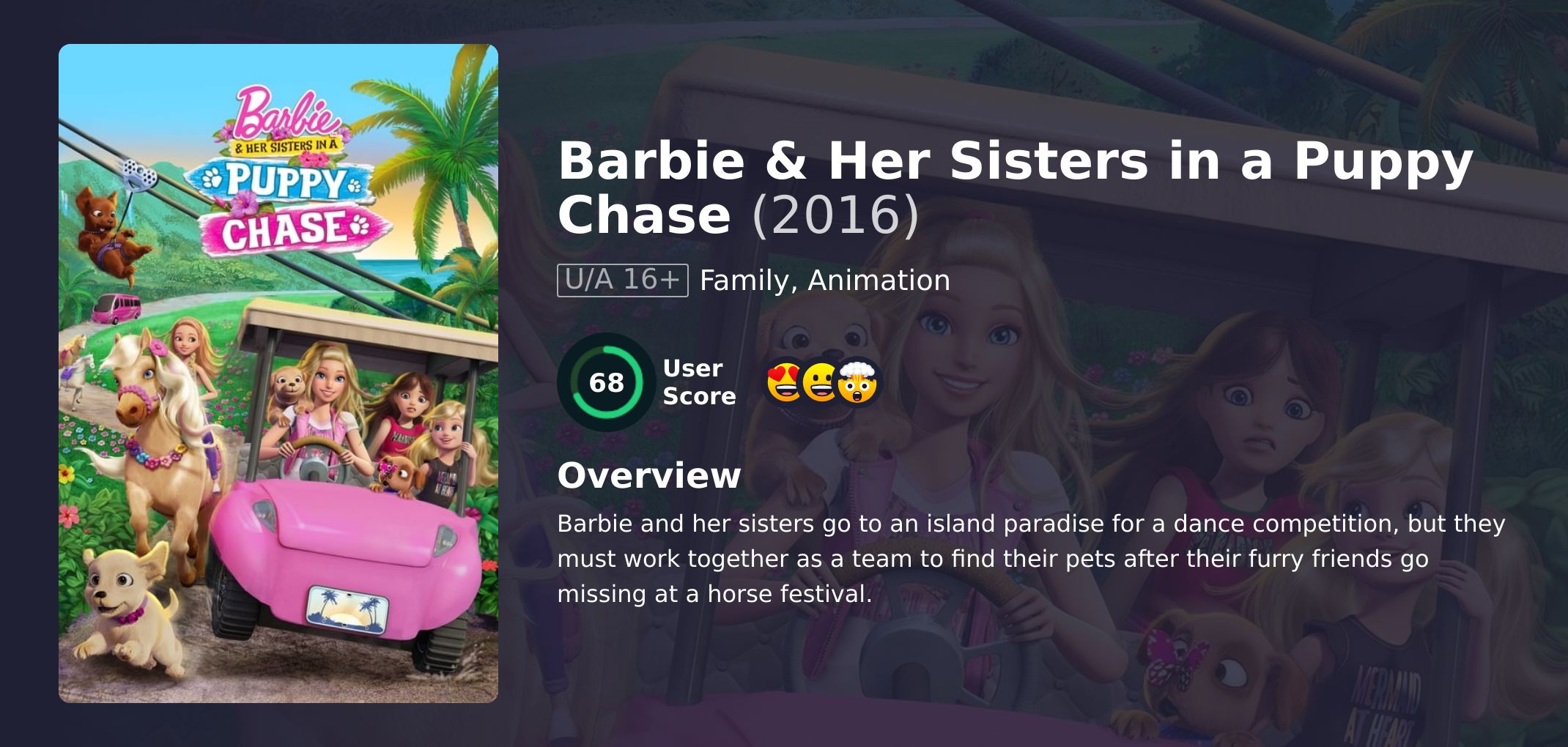 Barbie & Her Sisters in a Puppy Chase Movie Hindi Dubbed