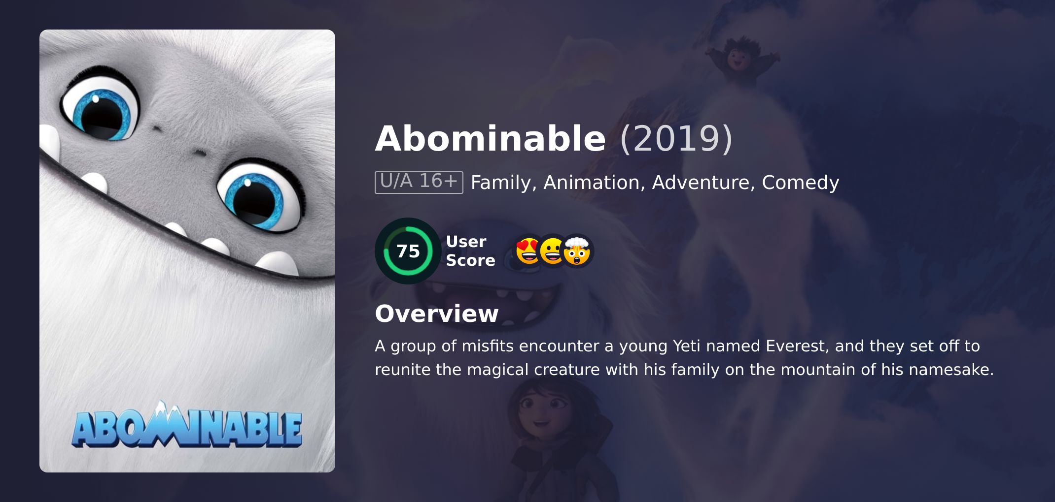 Abominable Movie English Dubbed