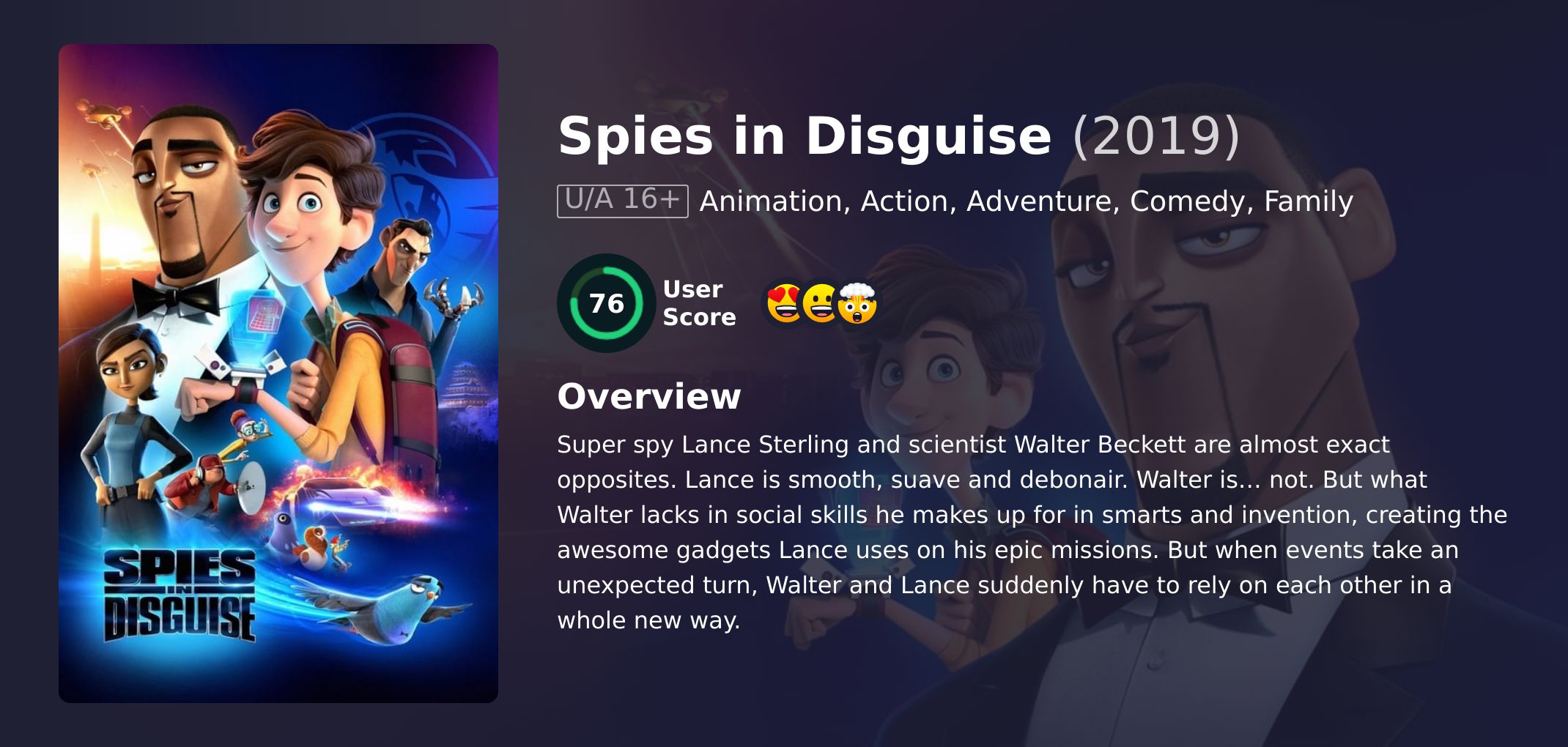 Spies in Disguise Movie Hindi Dubbed