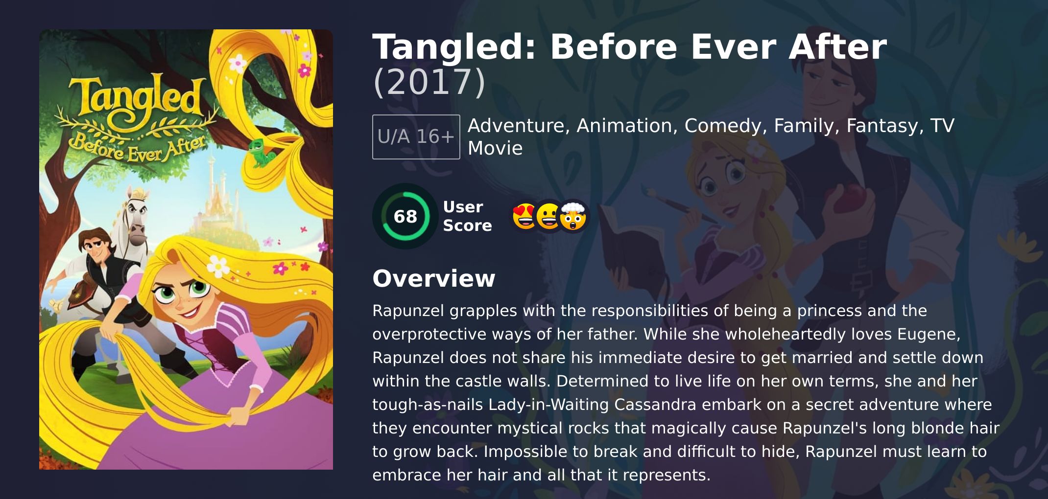 Tangled: Before Ever After Movie Hindi Dubbed