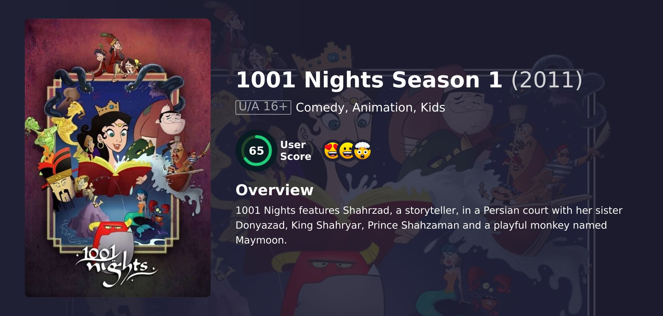 1001 Nights Season 1 Hindi Dubbed