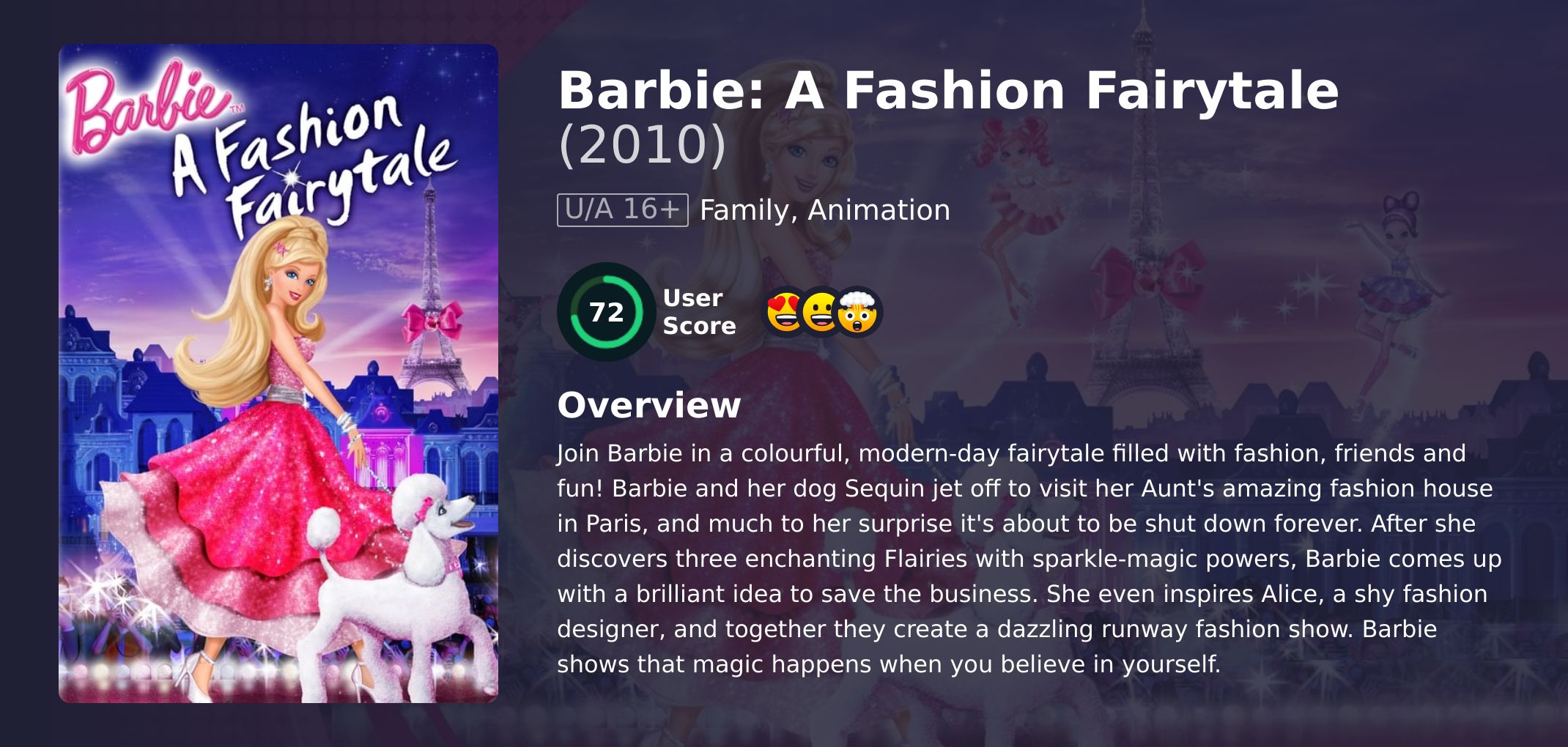 Barbie: A Fashion Fairytale Movie Hindi Dubbed