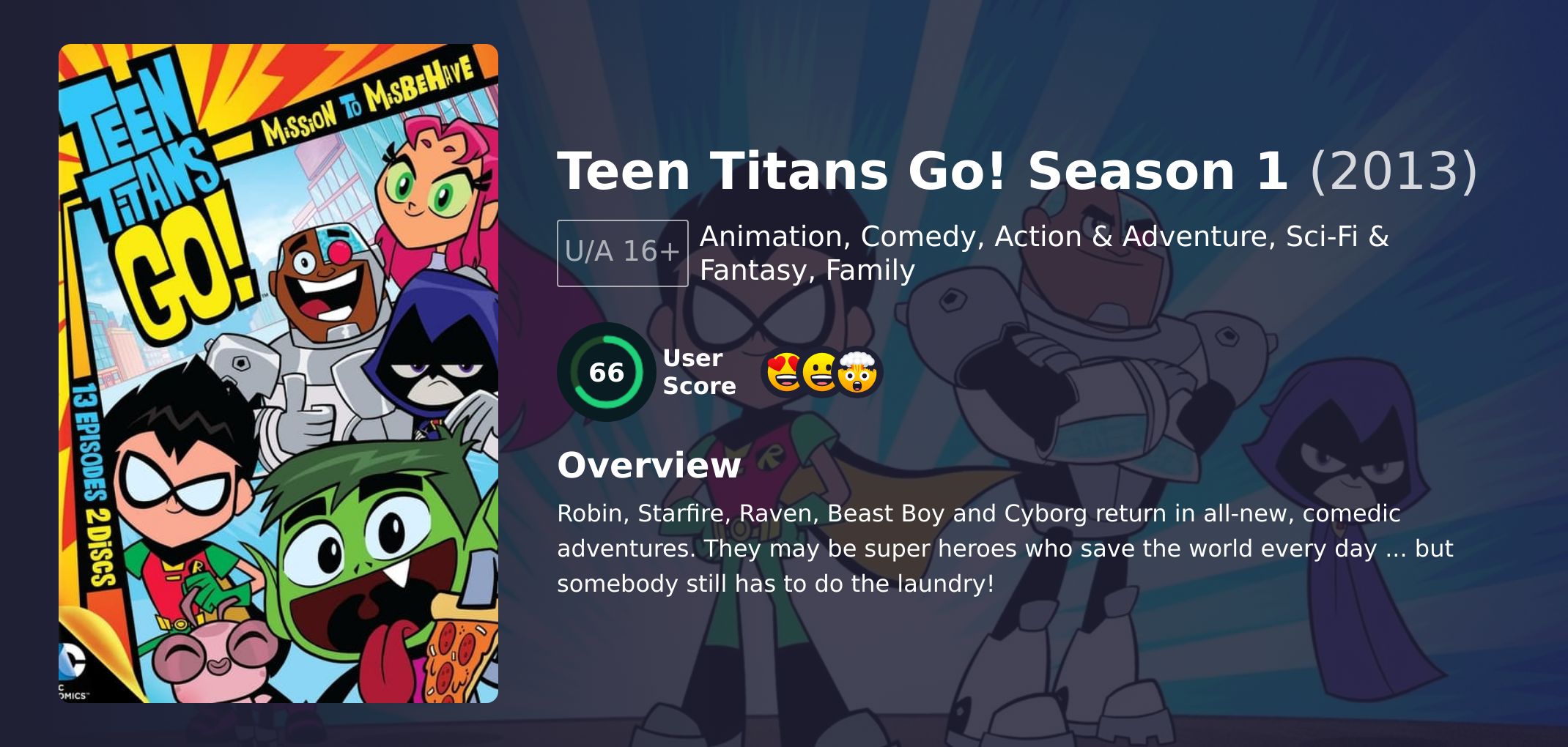 Teen Titans Go! Season 1 Hindi Dubbed