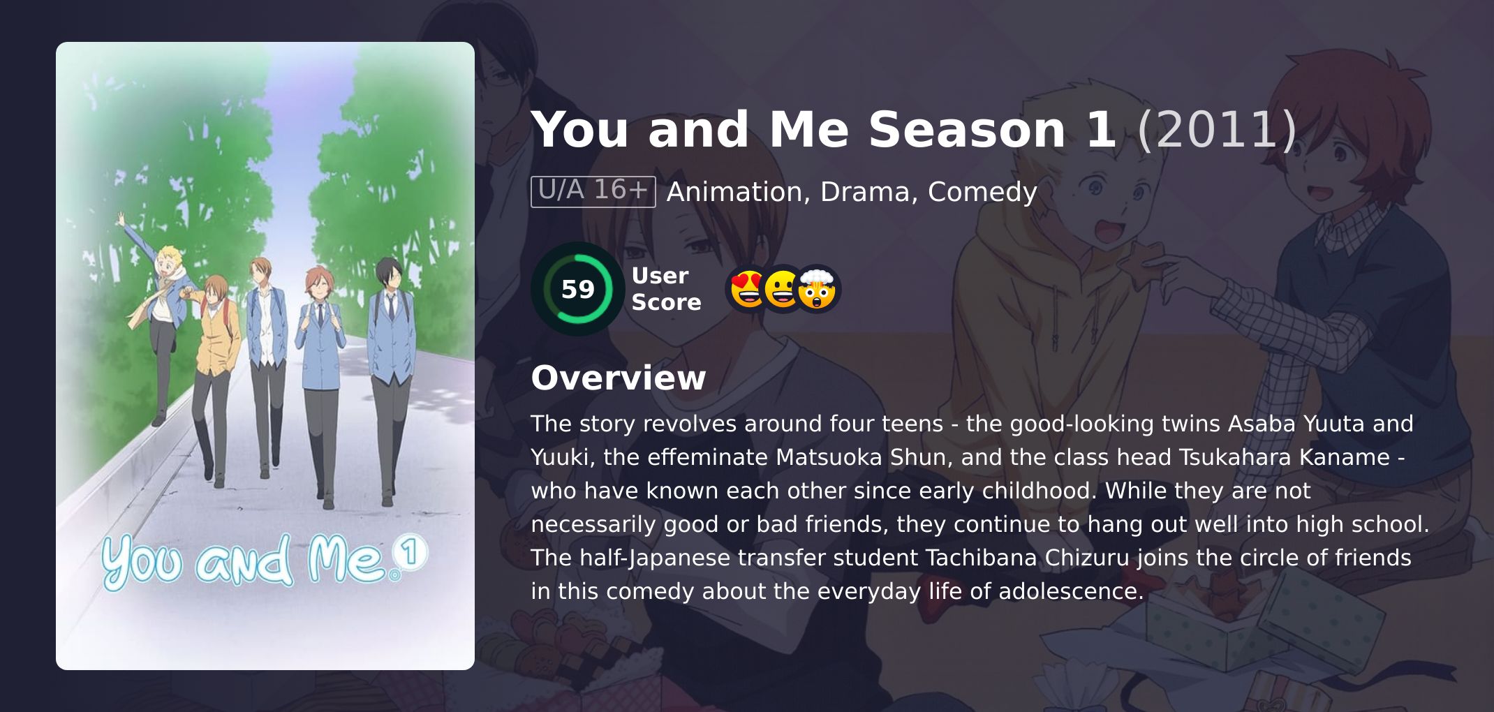 You and Me Season 1 Hindi Dubbed