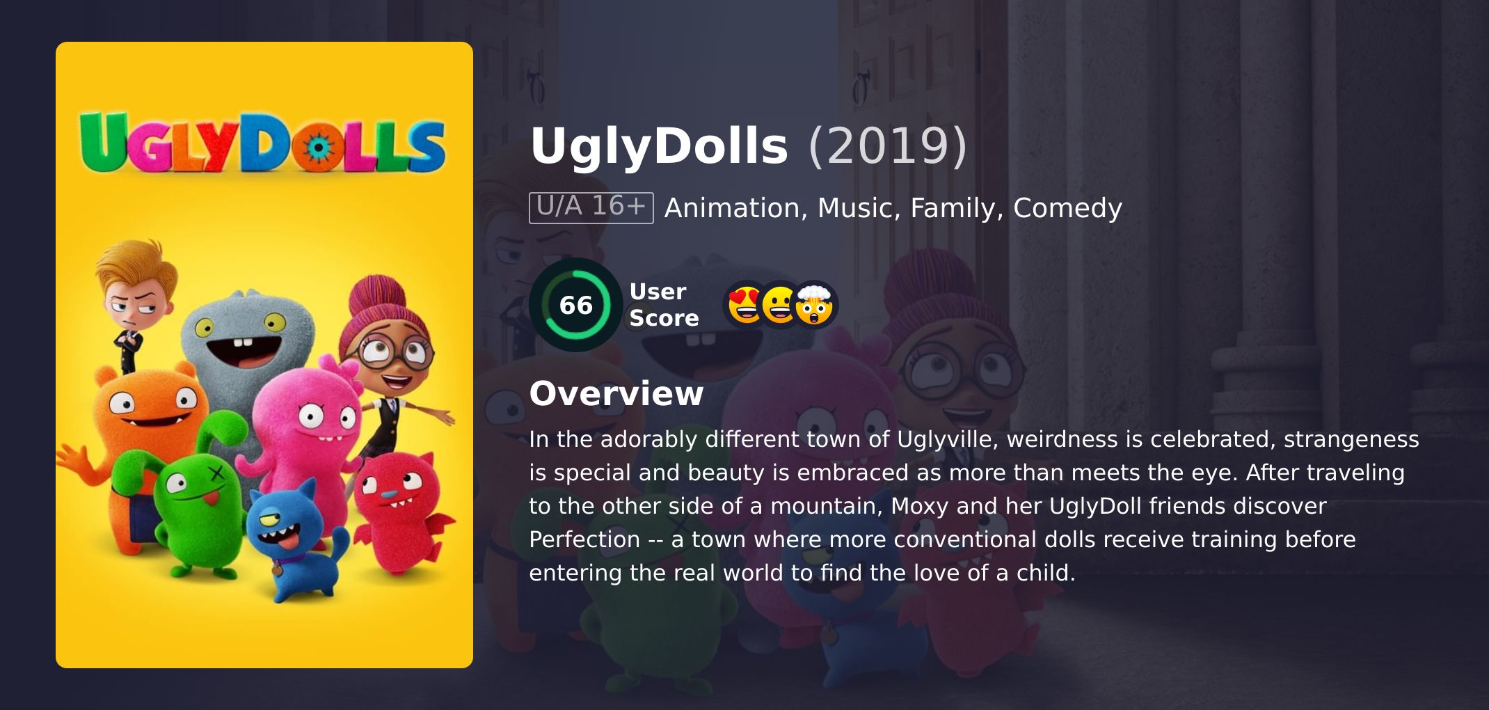 UglyDolls Movie English Dubbed