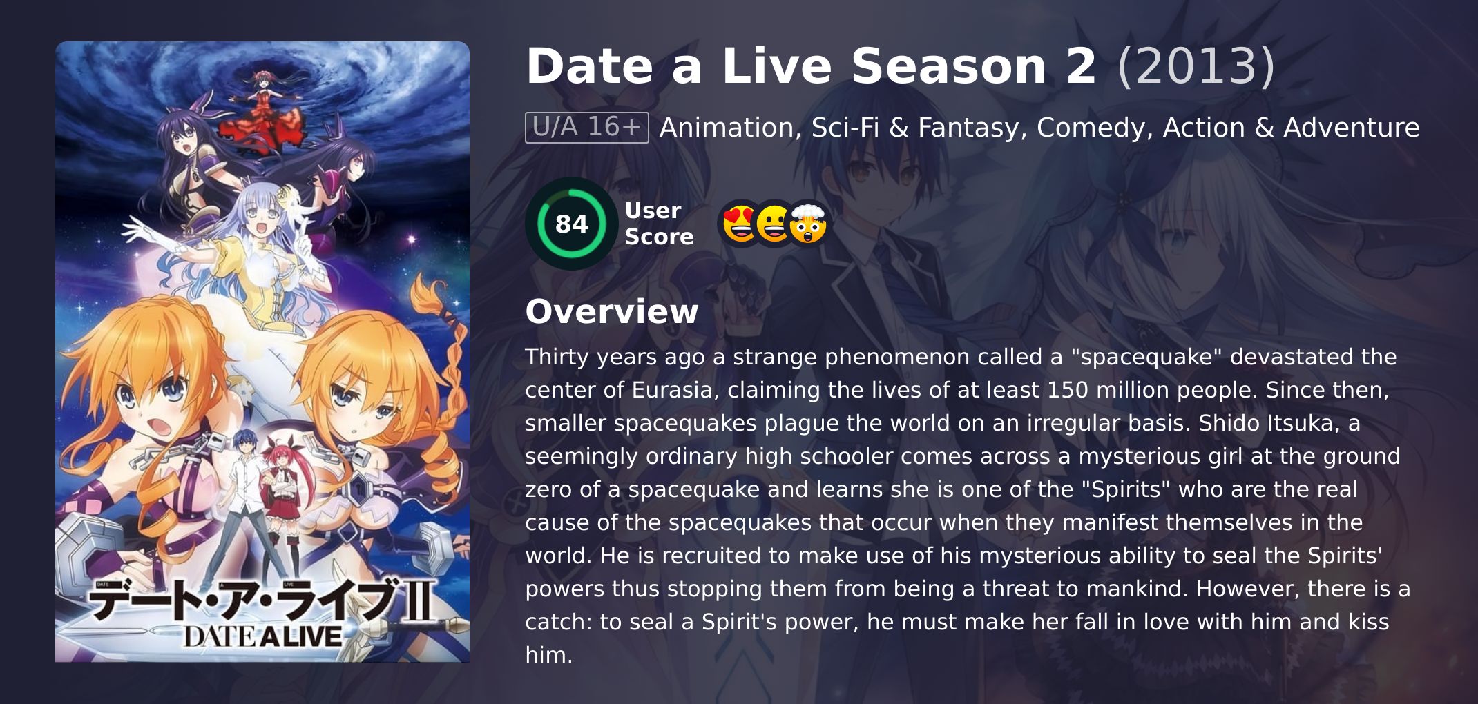 Date a Live Season 2 Hindi Dubbed