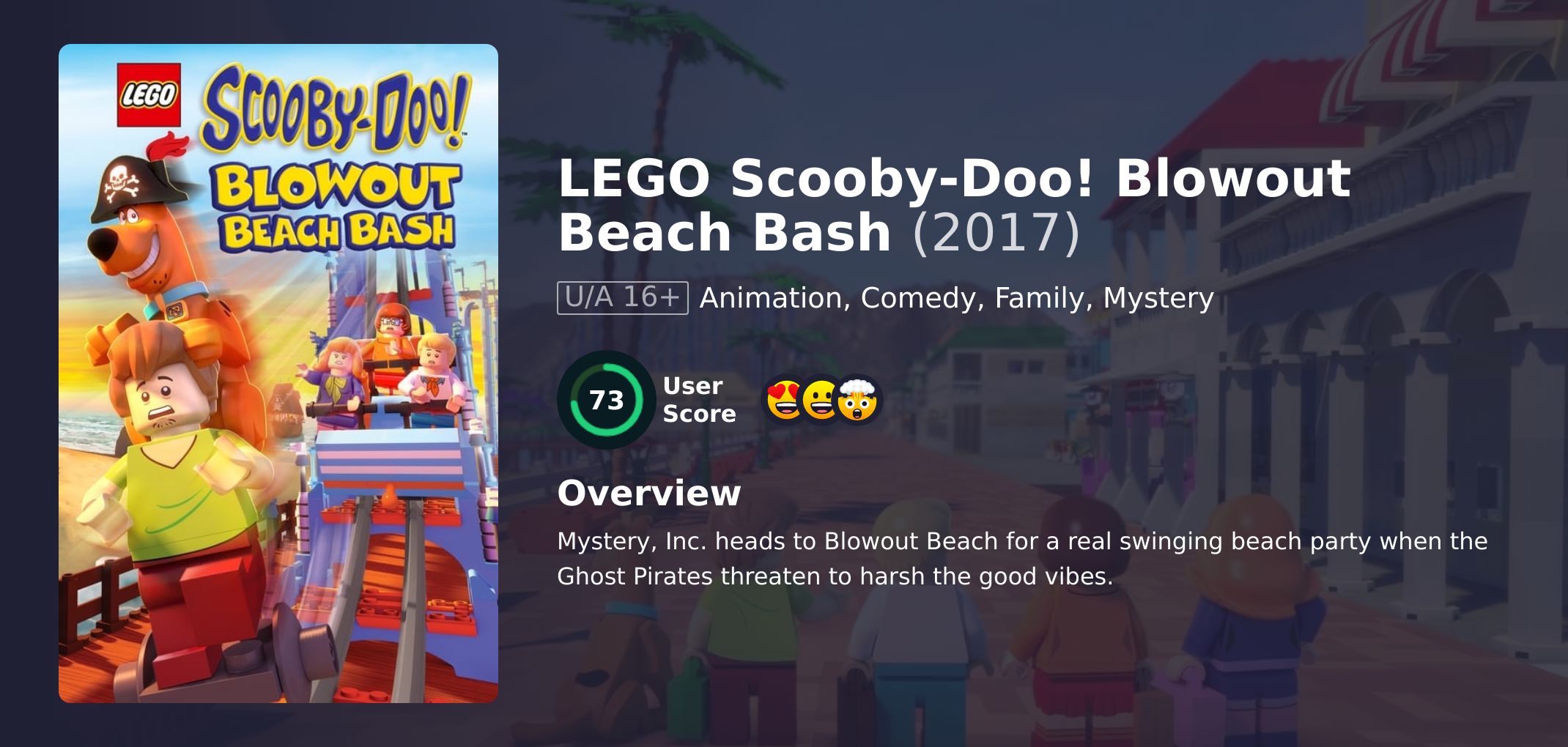 LEGO Scooby-Doo! Blowout Beach Bash Movie English Dubbed