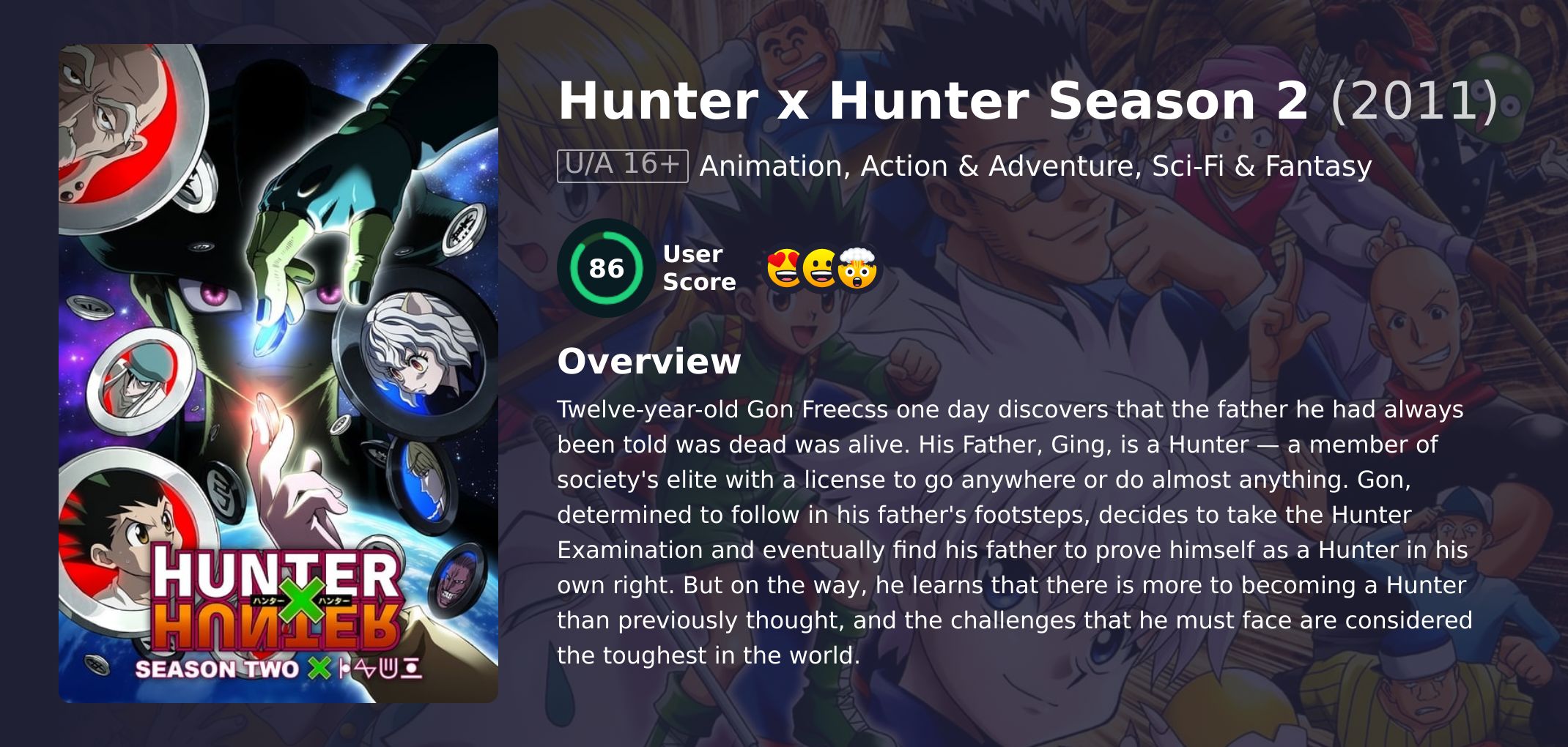 Hunter x Hunter Season 2 Hindi Dubbed