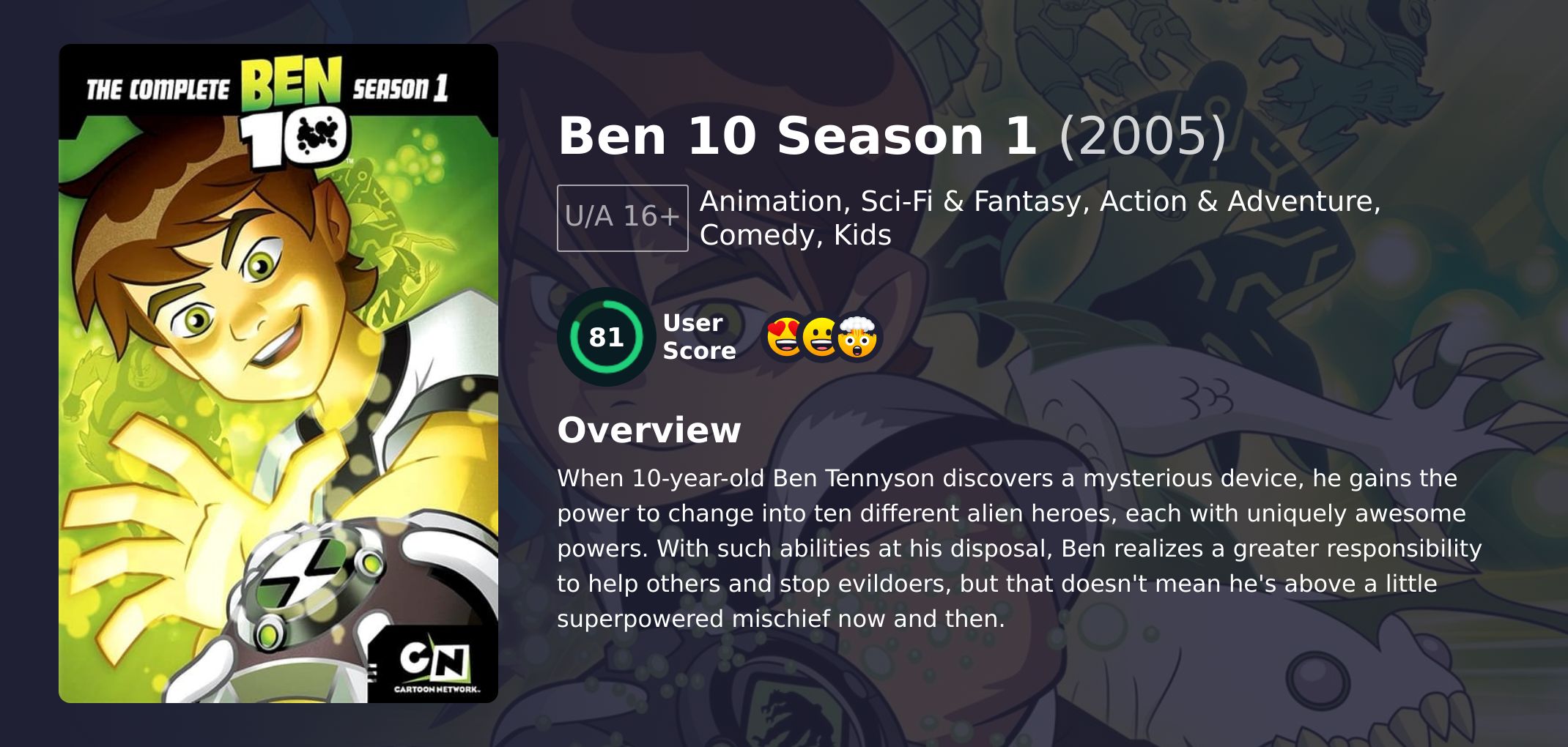 Ben 10 Season 1 Hindi Dubbed