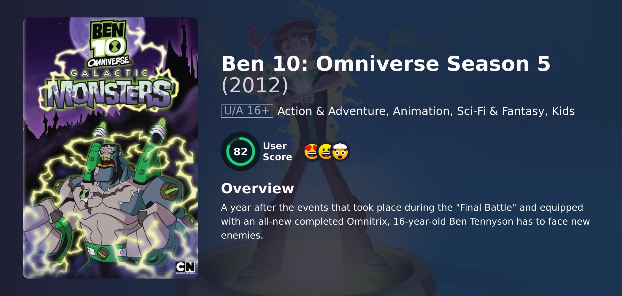 Ben 10: Omniverse Season 5 Hindi Dubbed