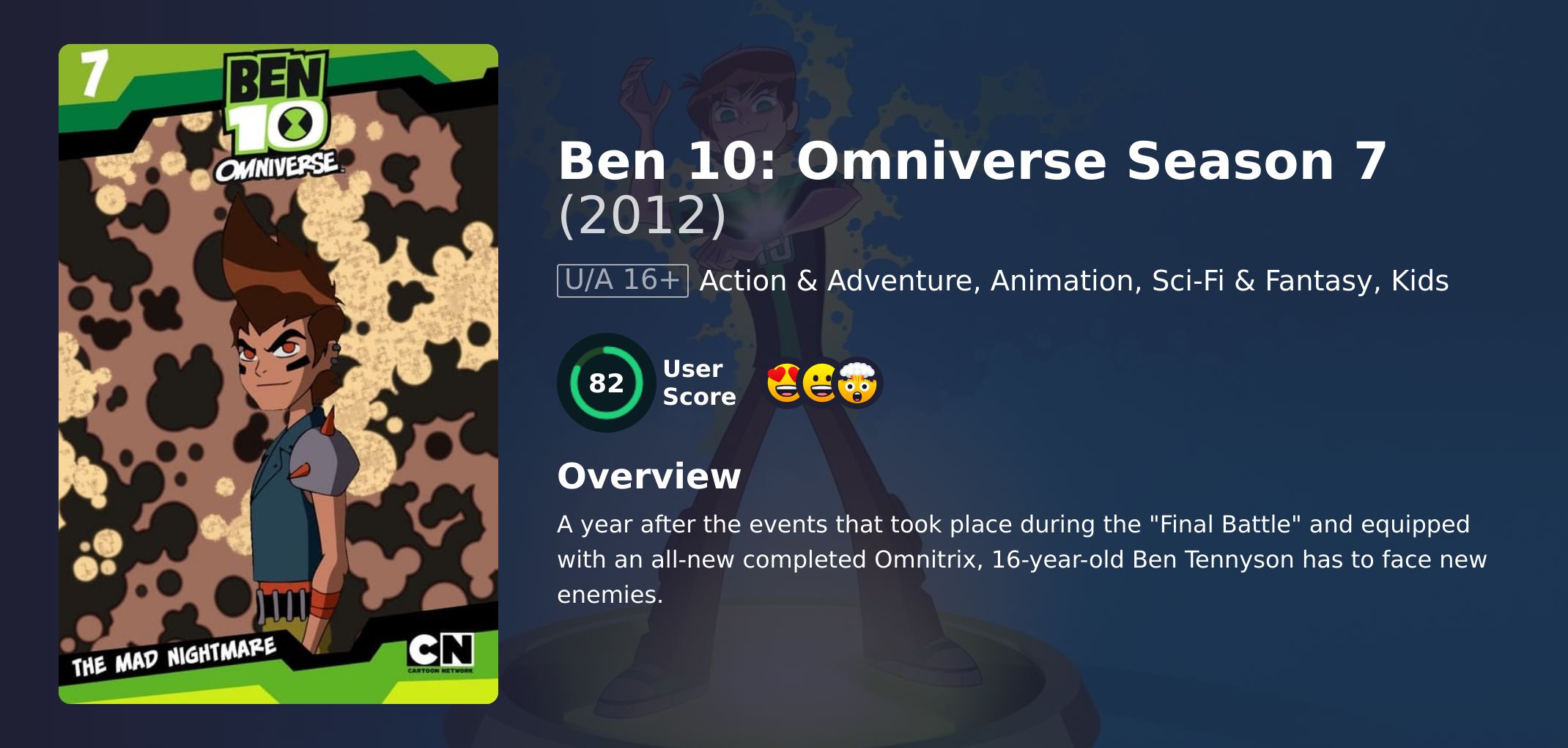 Ben 10: Omniverse Season 7 Hindi Dubbed