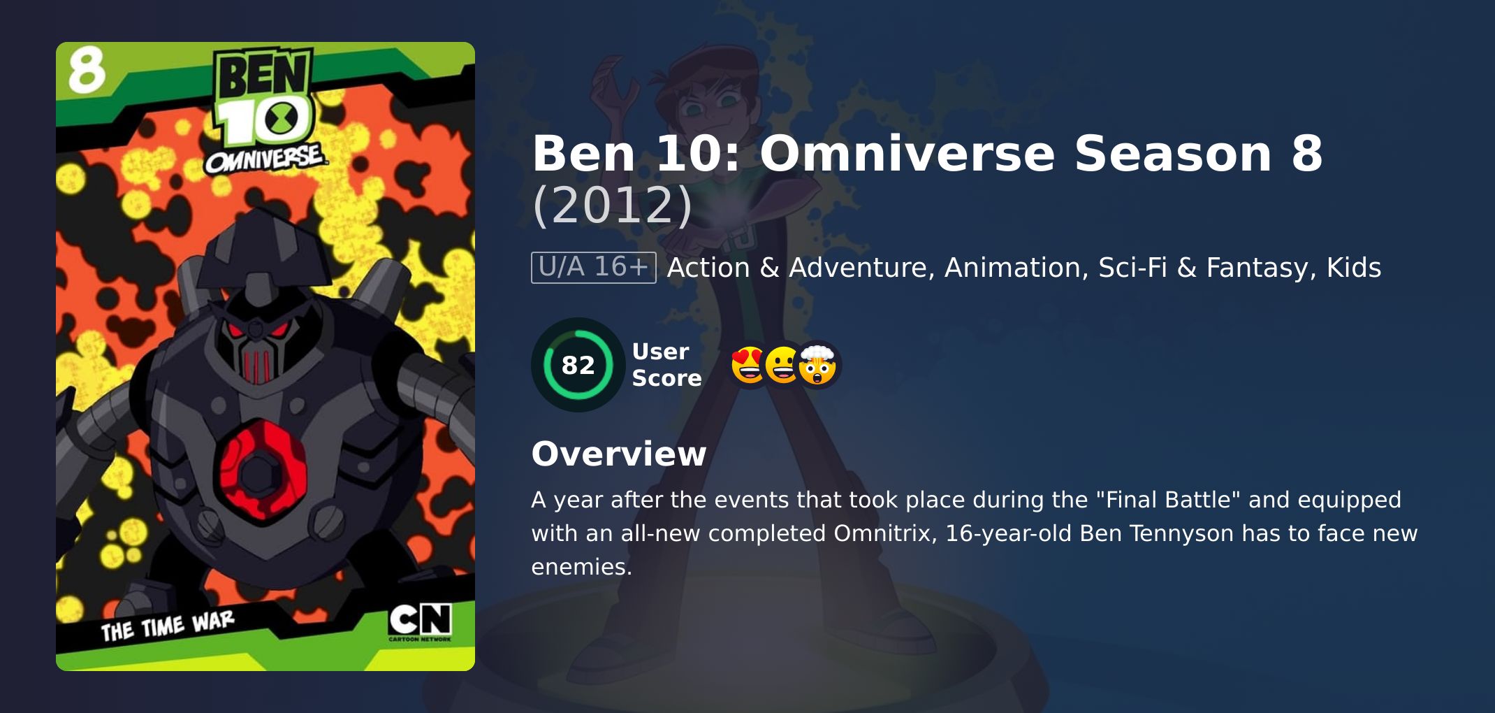 Ben 10: Omniverse Season 8 Hindi Dubbed