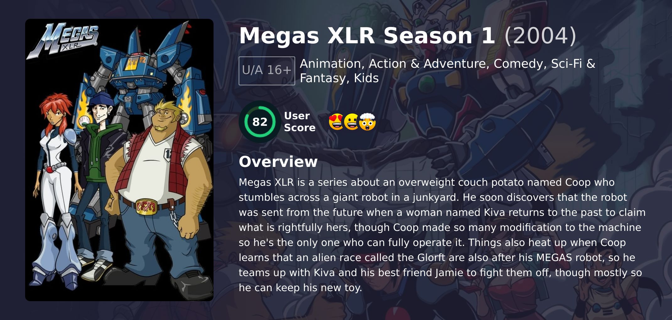 Megas XLR Season 1 Hindi Dubbed