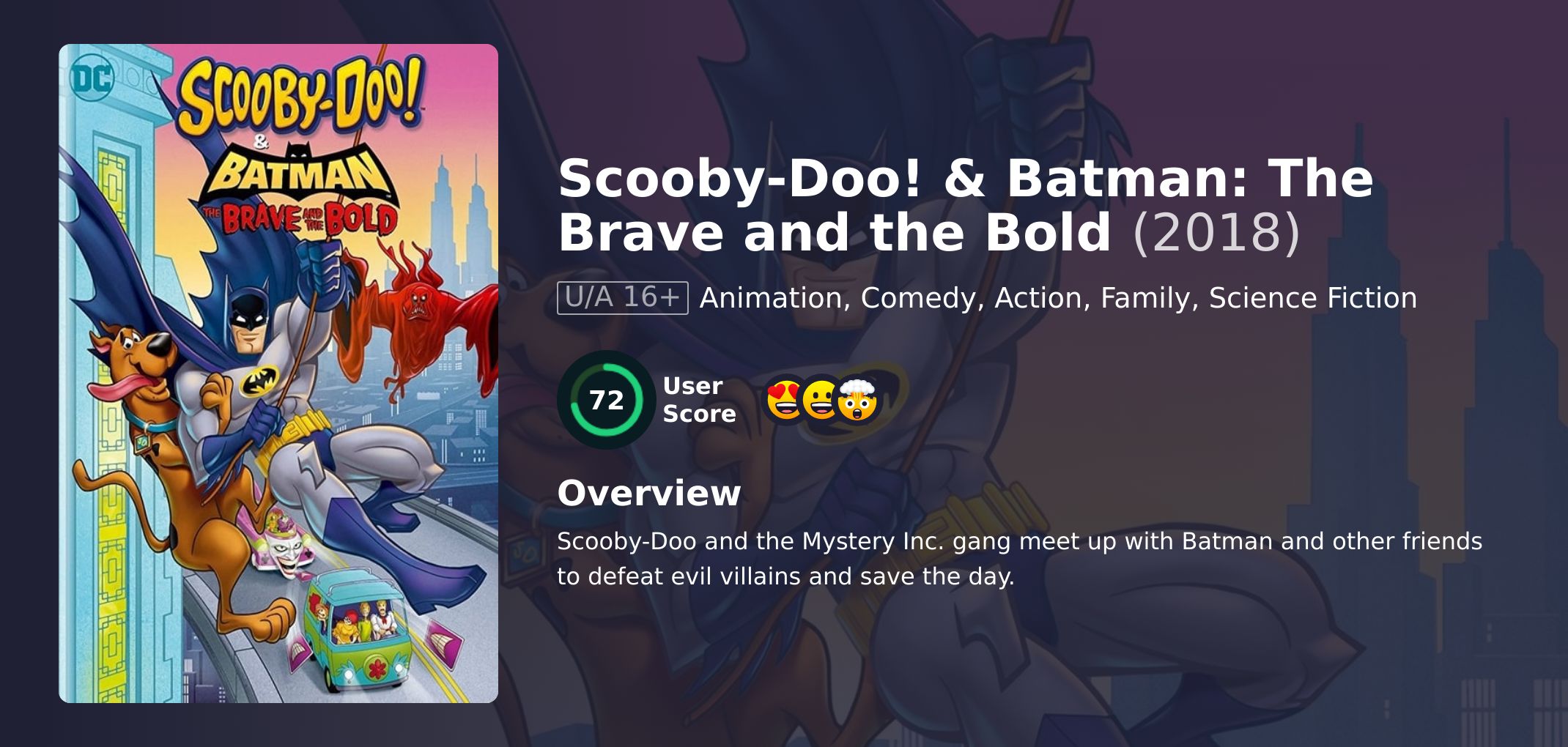 Scooby-Doo! & Batman: The Brave and the Bold Movie English Dubbed