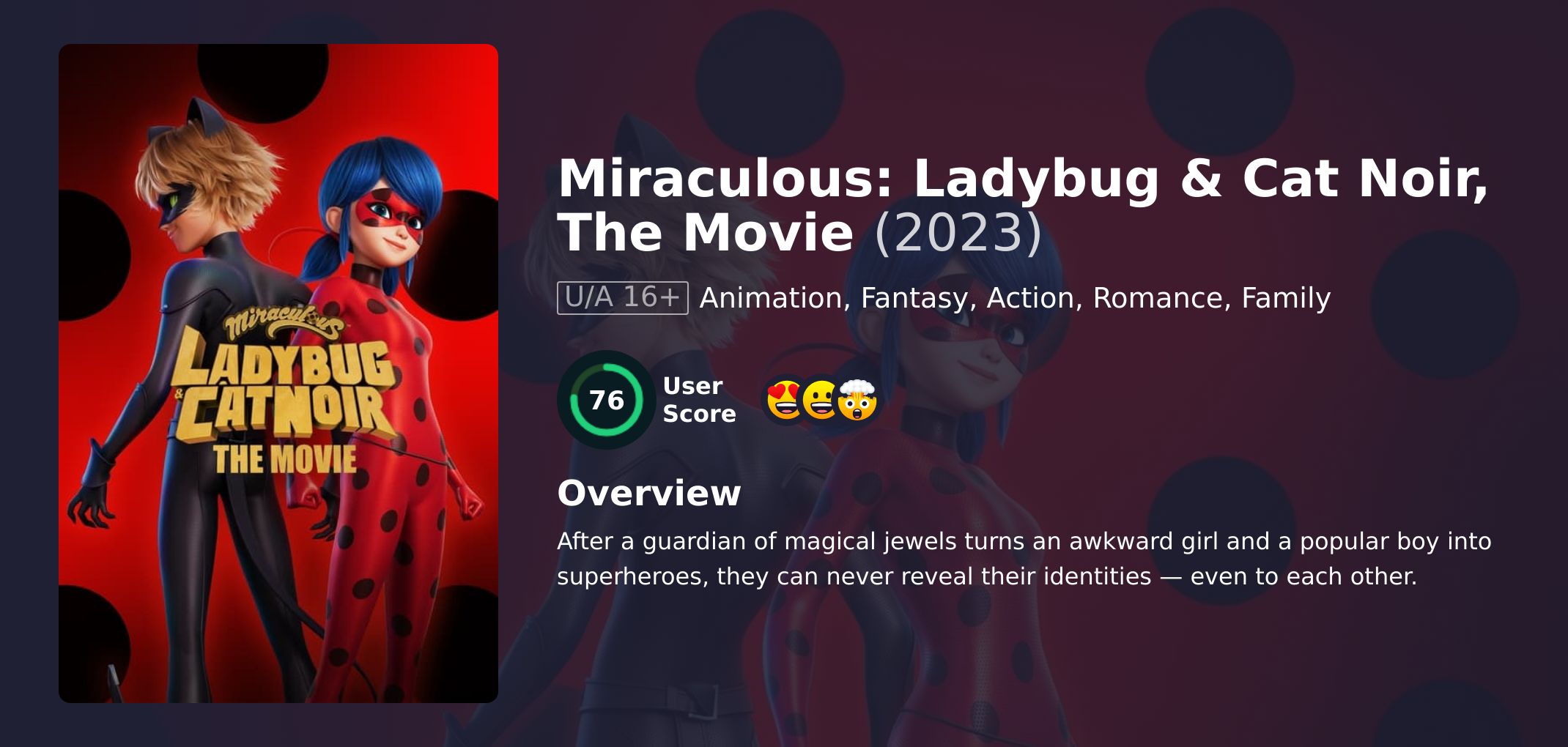 Miraculous: Ladybug & Cat Noir, The Movie Movie Hindi Dubbed