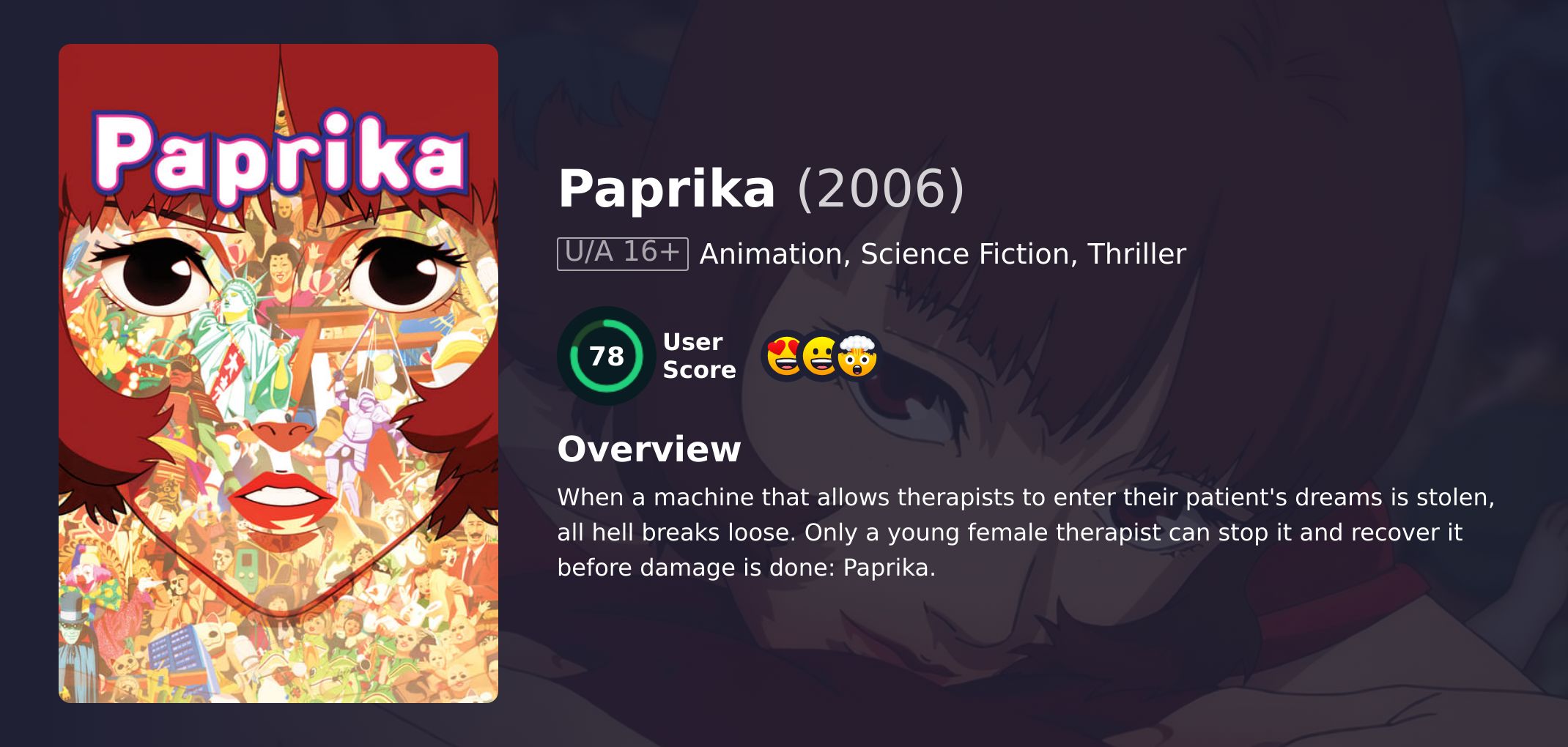 Paprika Movie Hindi Dubbed