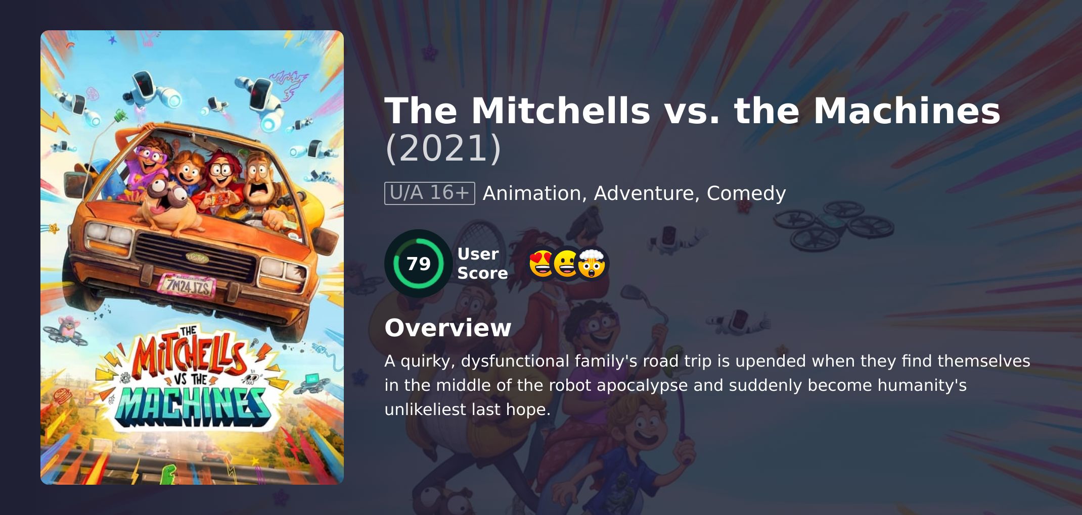 The Mitchells vs. the Machines Movie English Dubbed