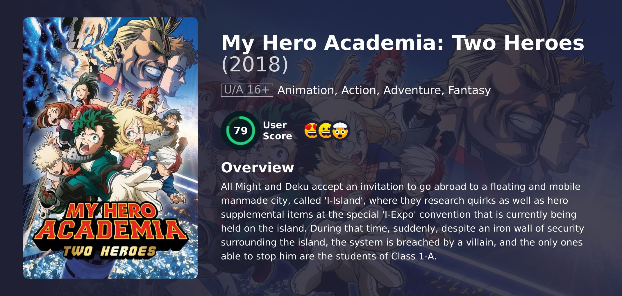 My Hero Academia: Two Heroes Movie Hindi Dubbed