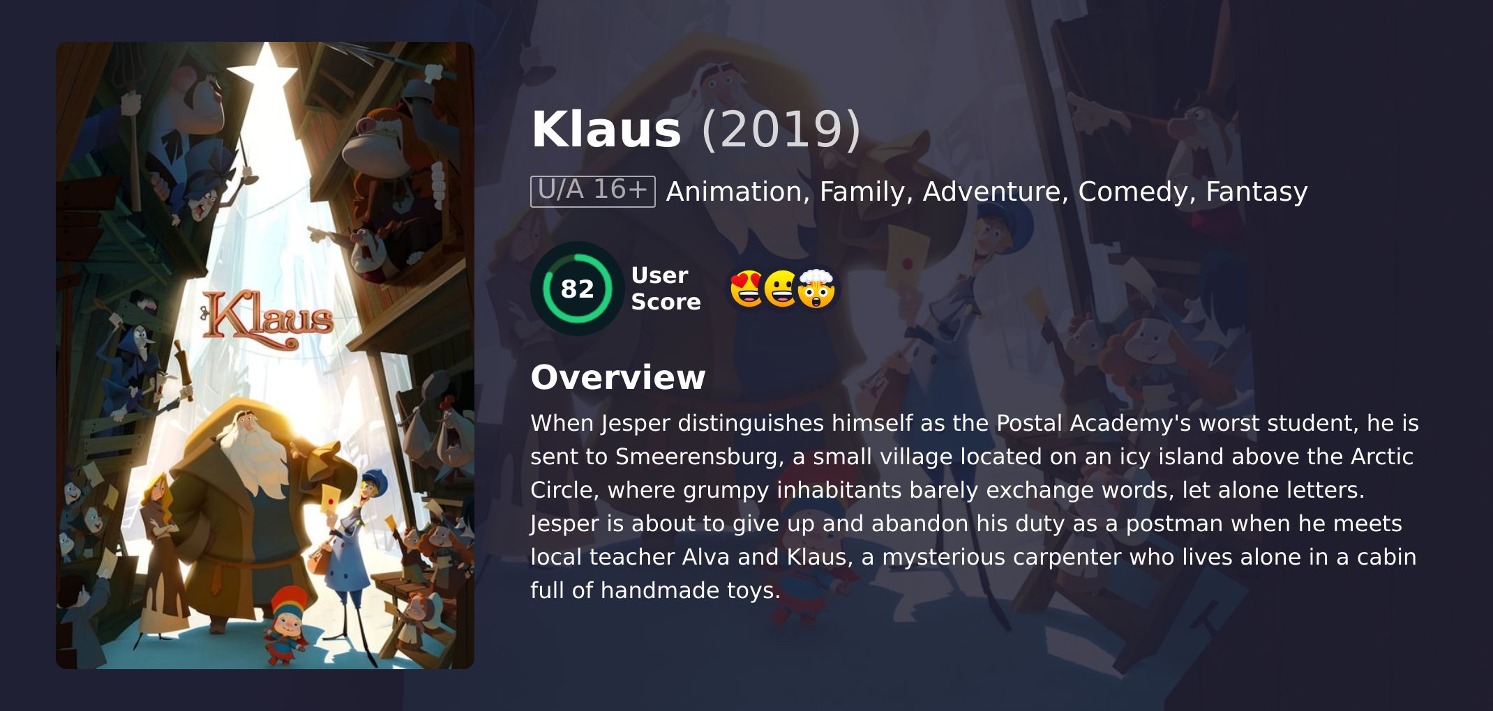 Klaus Movie Hindi Dubbed