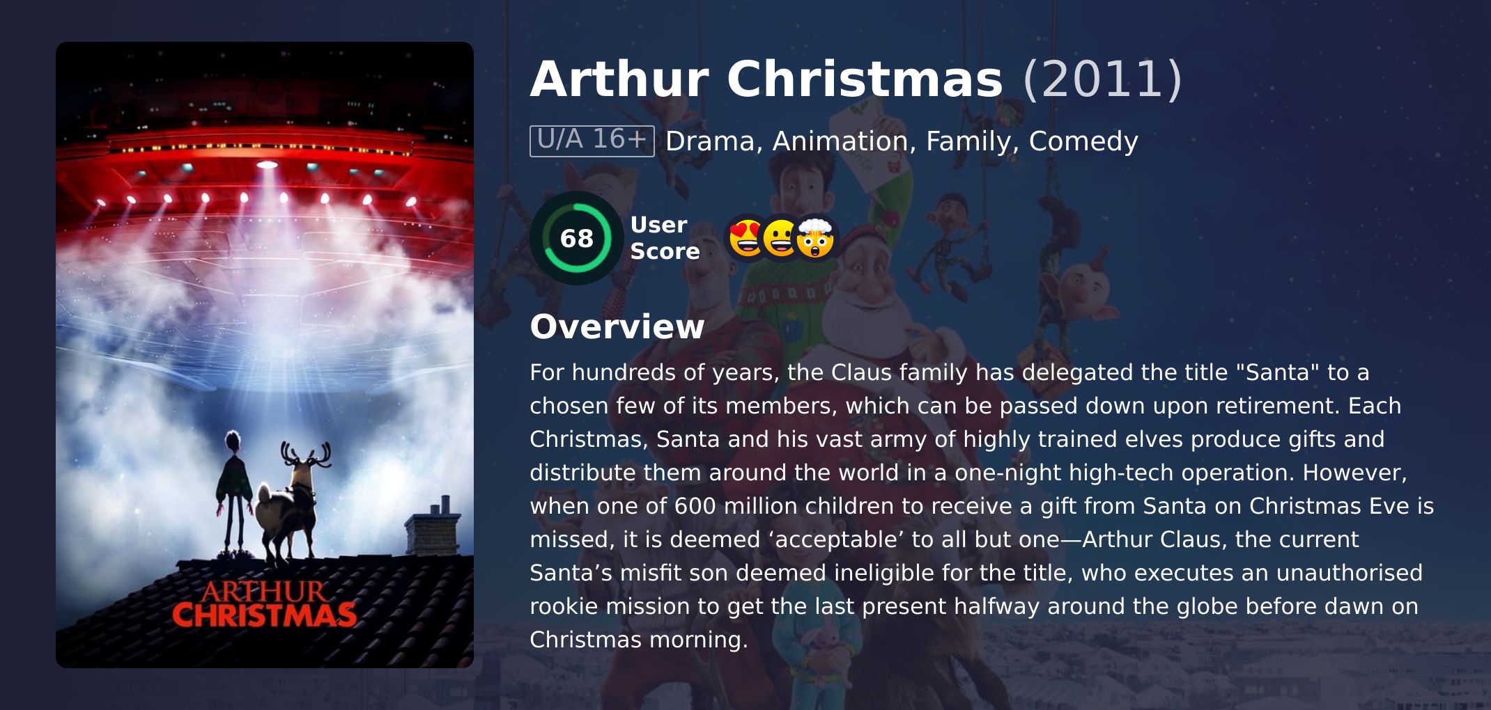 Arthur Christmas Movie Hindi Dubbed