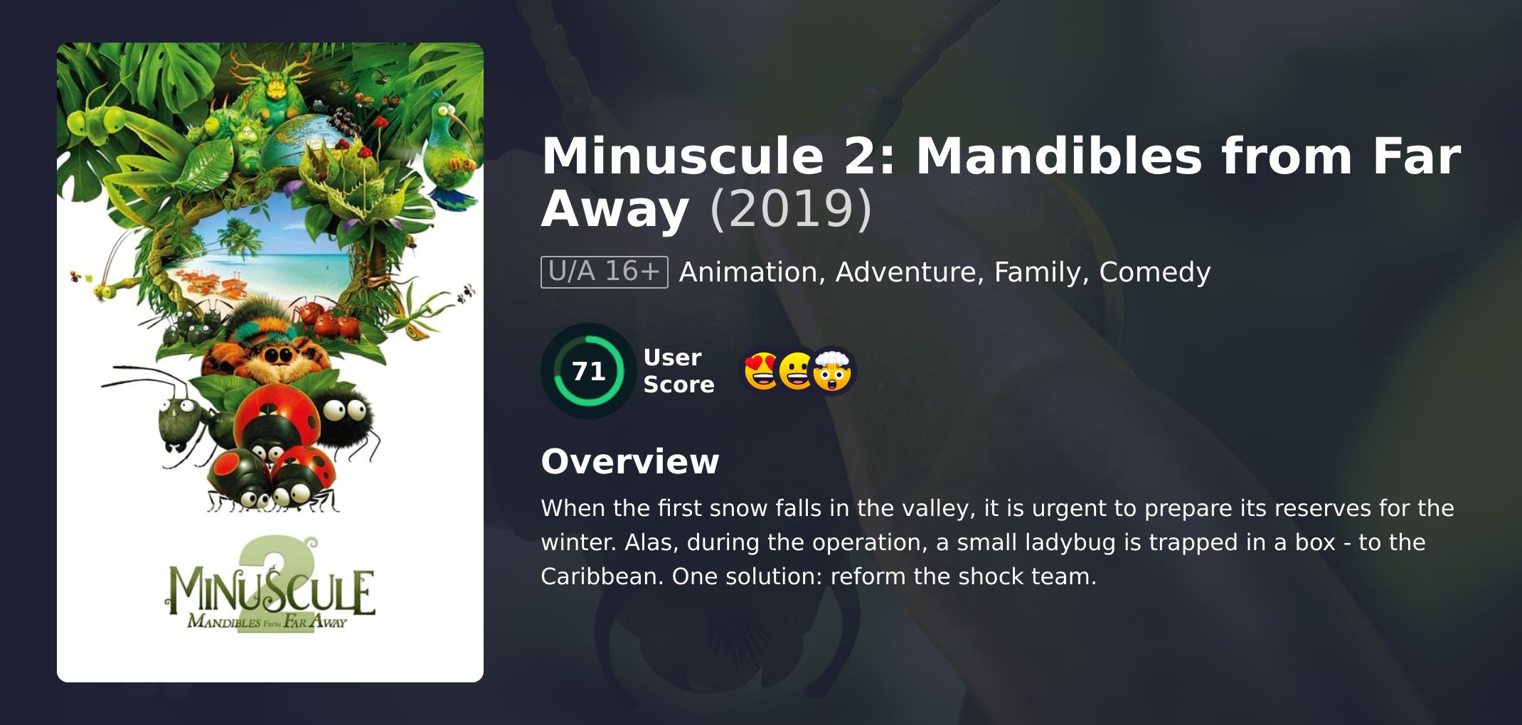 Minuscule 2: Mandibles from Far Away Movie English Dubbed