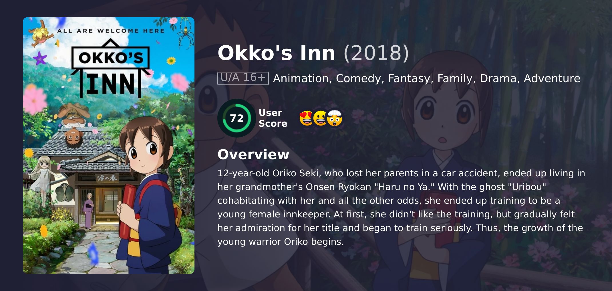 Okko's Inn Movie Japanese Dubbed