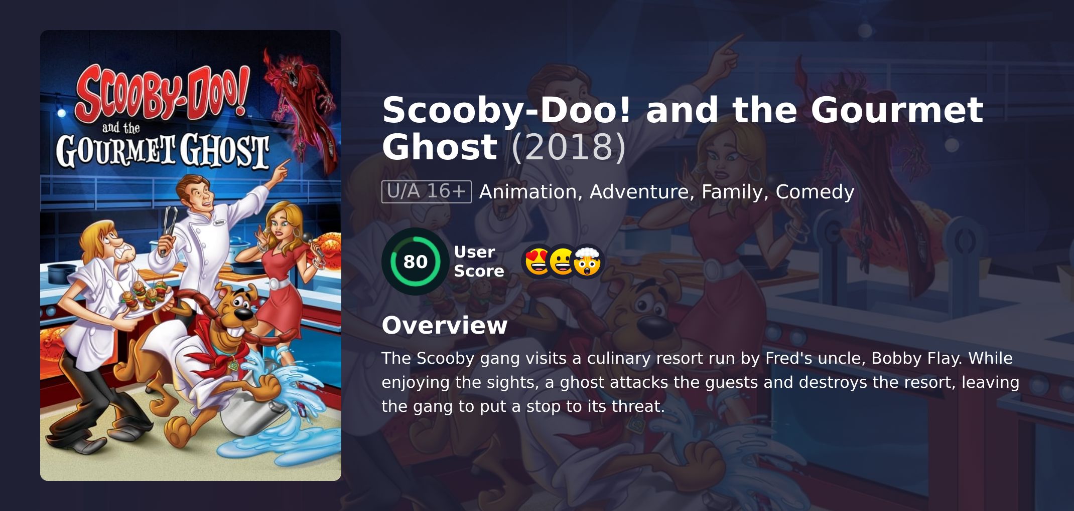 Scooby-Doo! and the Gourmet Ghost Movie English Dubbed