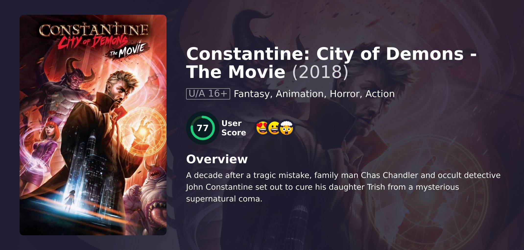 Constantine: City of Demons - The Movie Movie English Dubbed