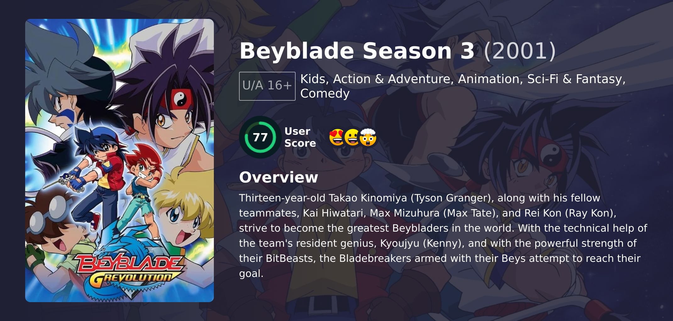 Beyblade Season 3 Hindi Dubbed