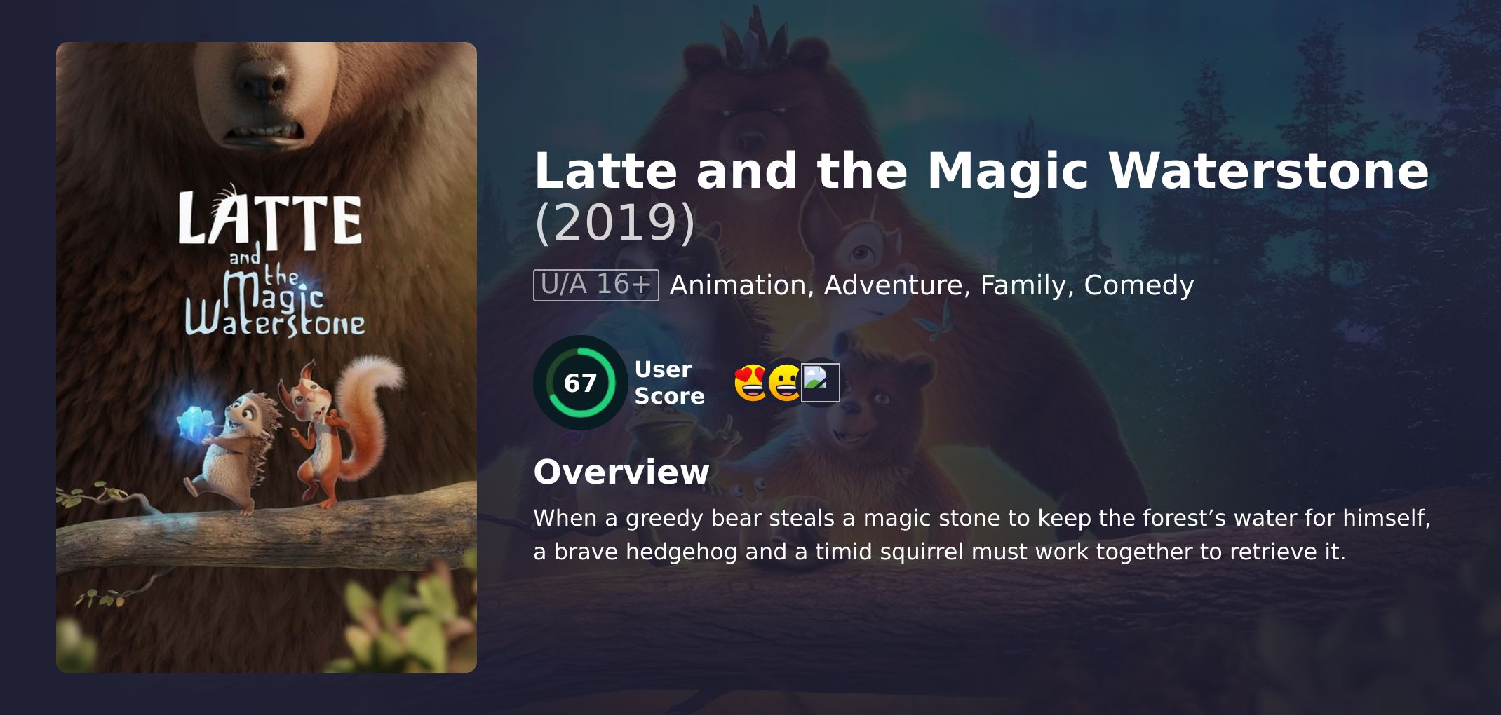 Latte and the Magic Waterstone Movie Hindi Dubbed