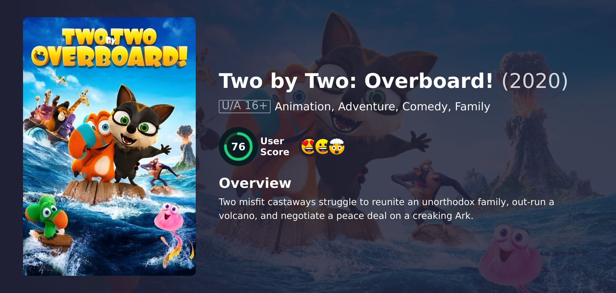 Two by Two: Overboard! Movie English Dubbed