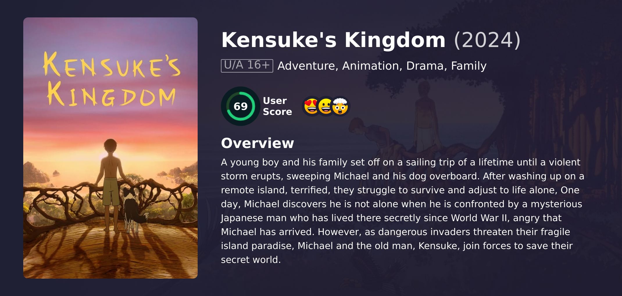 Kensuke's Kingdom Movie English Dubbed