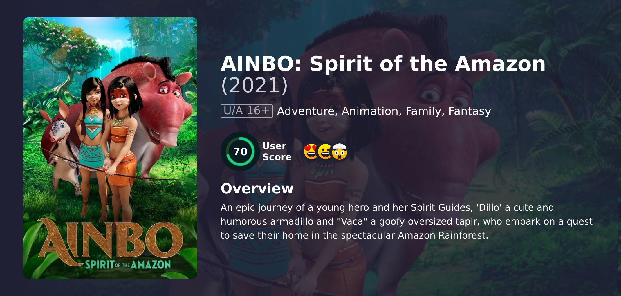 AINBO: Spirit of the Amazon Movie Hindi Dubbed