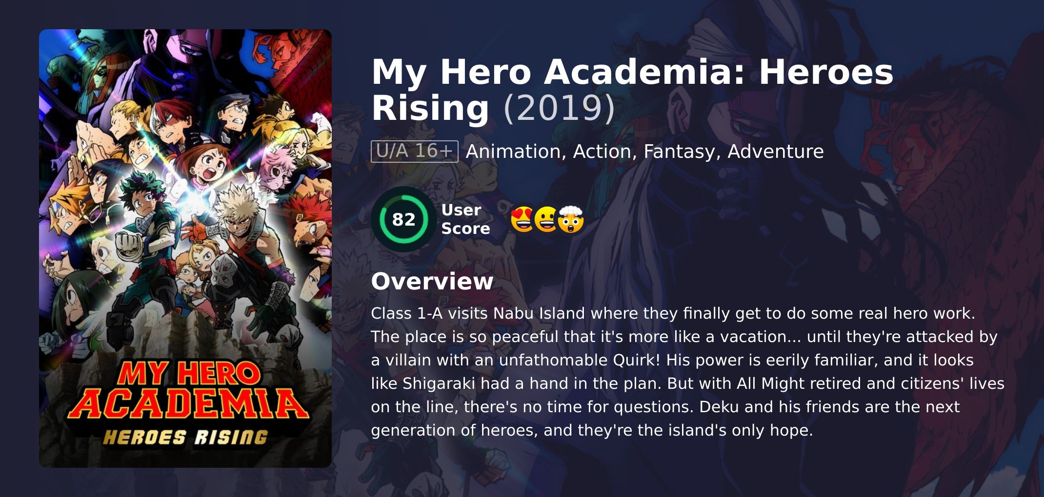 My Hero Academia: Heroes Rising Movie English Dubbed