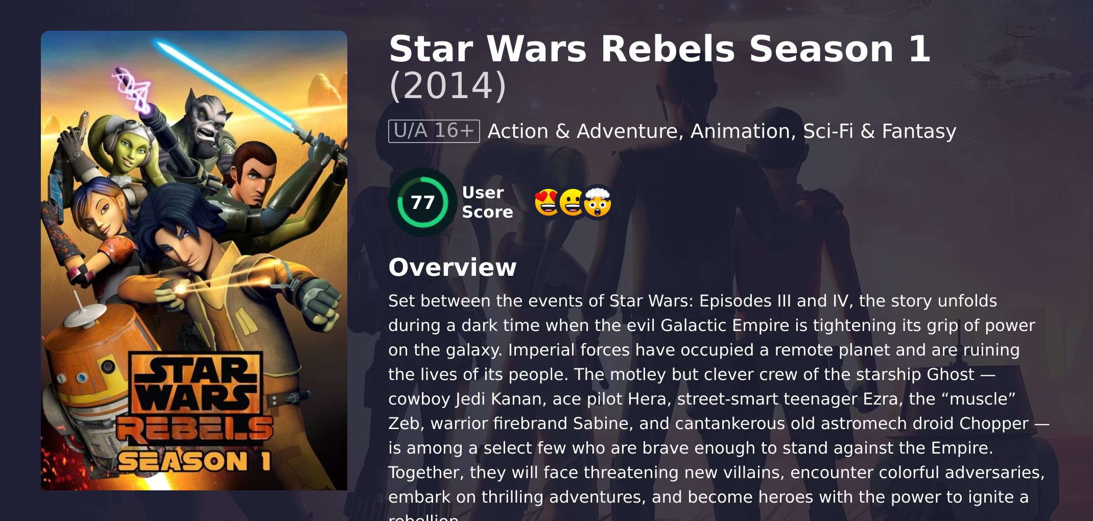 Star Wars Rebels Season 1 Hindi Dubbed