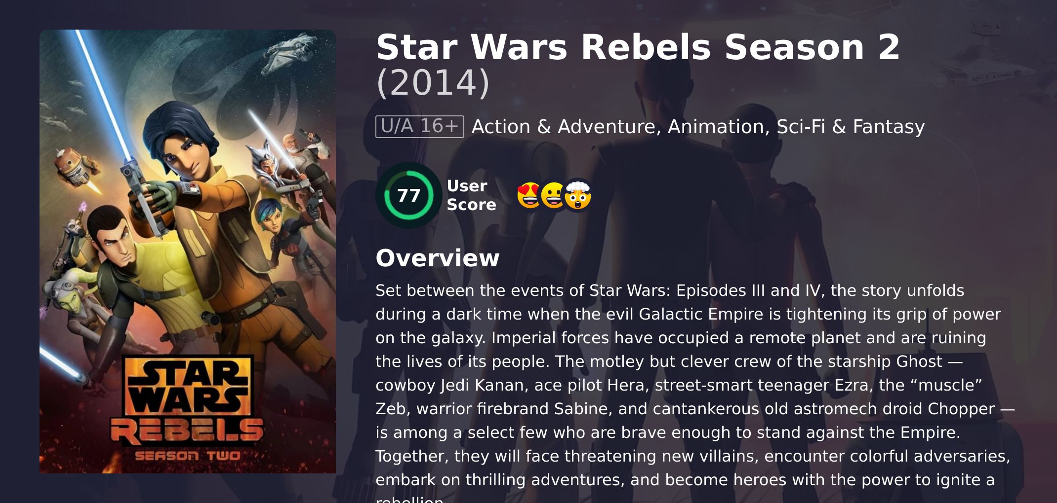 Star Wars Rebels Season 2 Hindi Dubbed