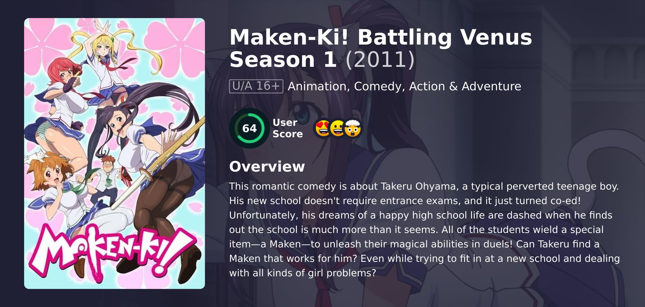 Maken-Ki! Battling Venus Season 1 Japanese Dubbed