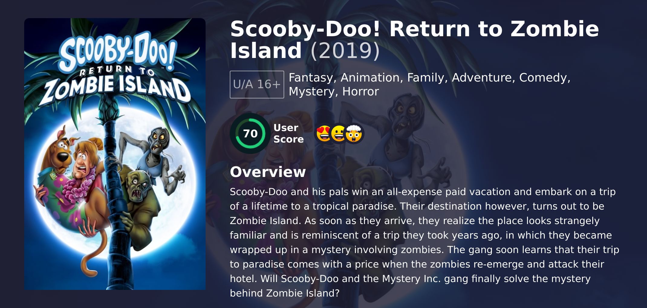 Scooby-Doo! Return to Zombie Island Movie English Dubbed