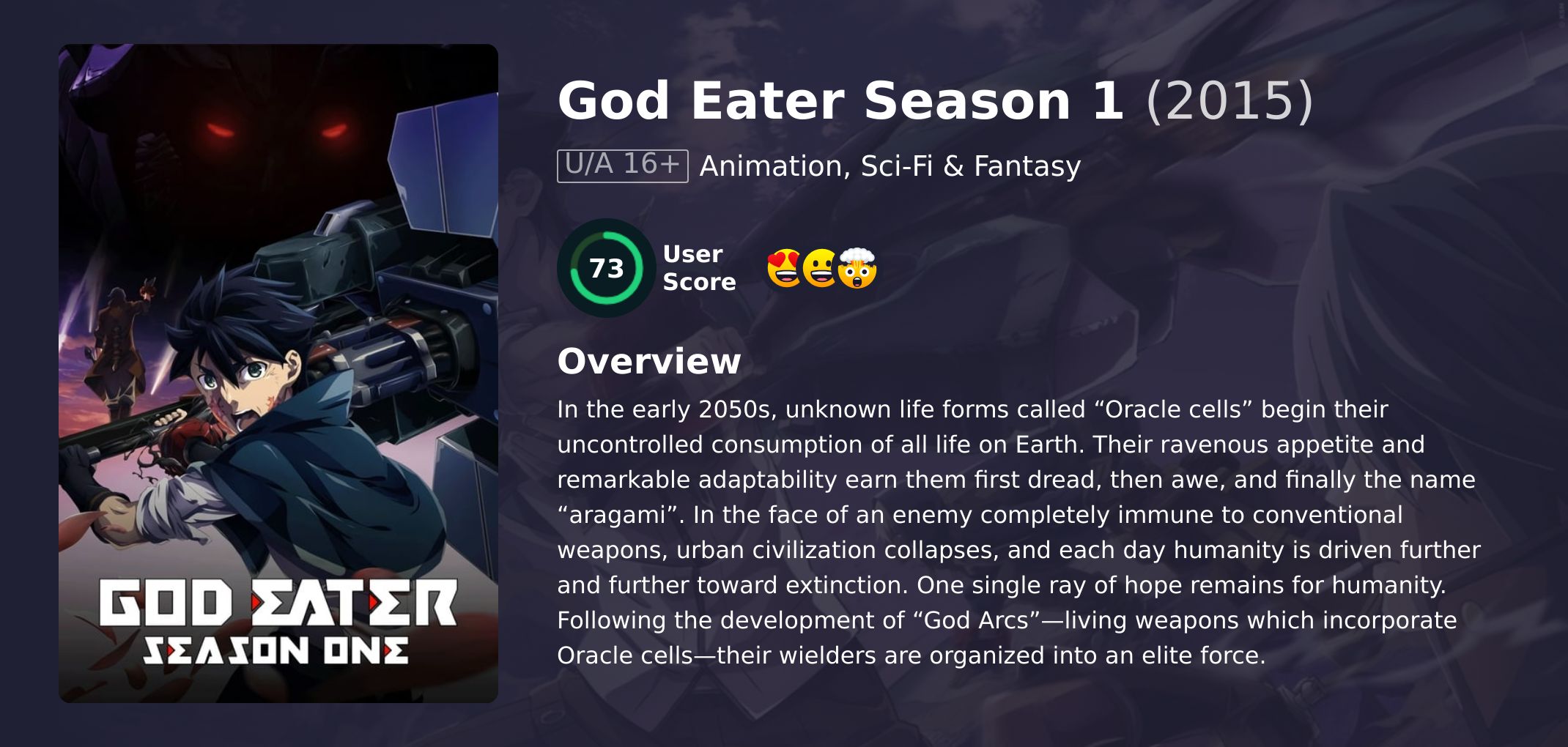 God Eater Season 1 Japanese Dubbed