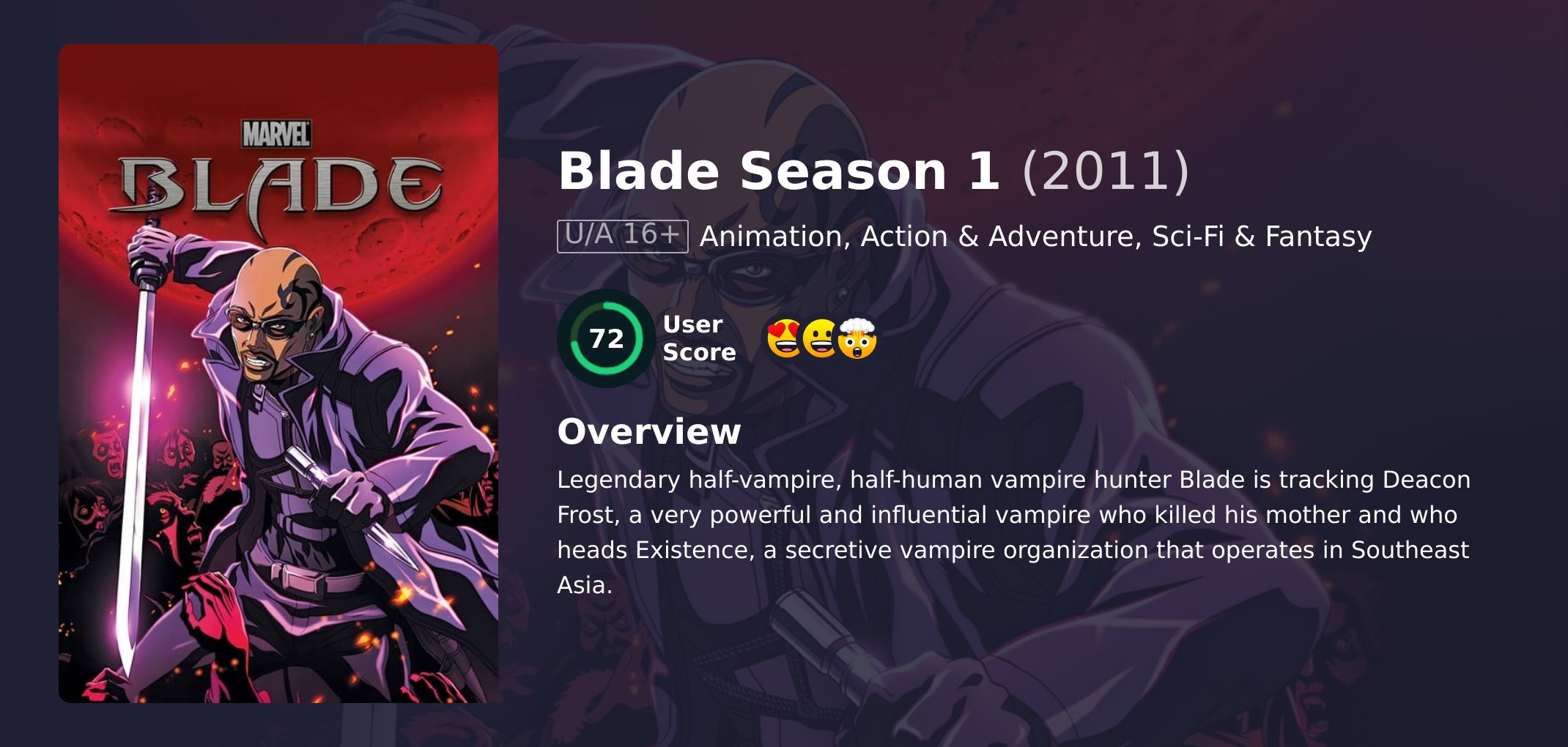 Blade Season 1 Hindi Dubbed