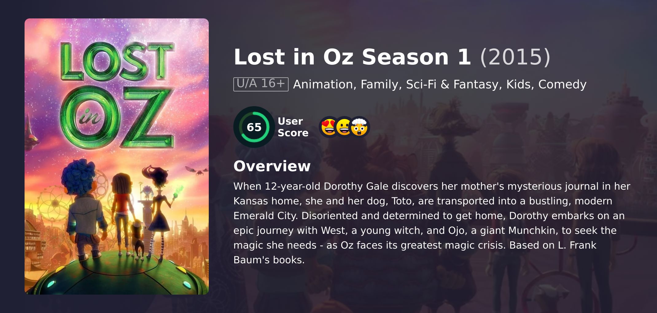 Lost in Oz Season 1 Hindi Dubbed